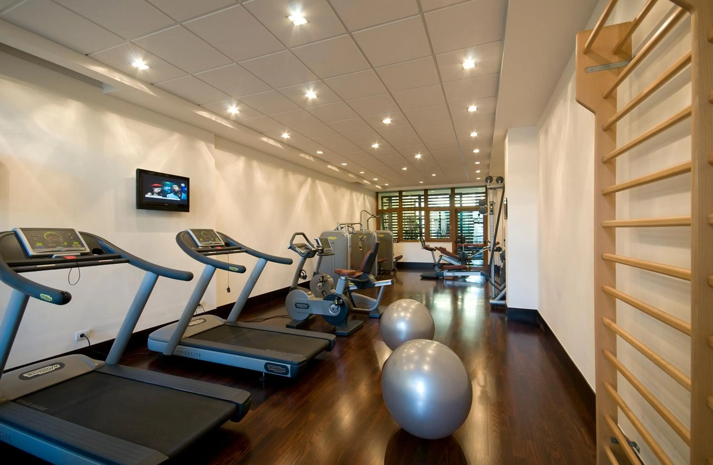 Fitness centre/facilities in Excel Hotel Roma Ciampino