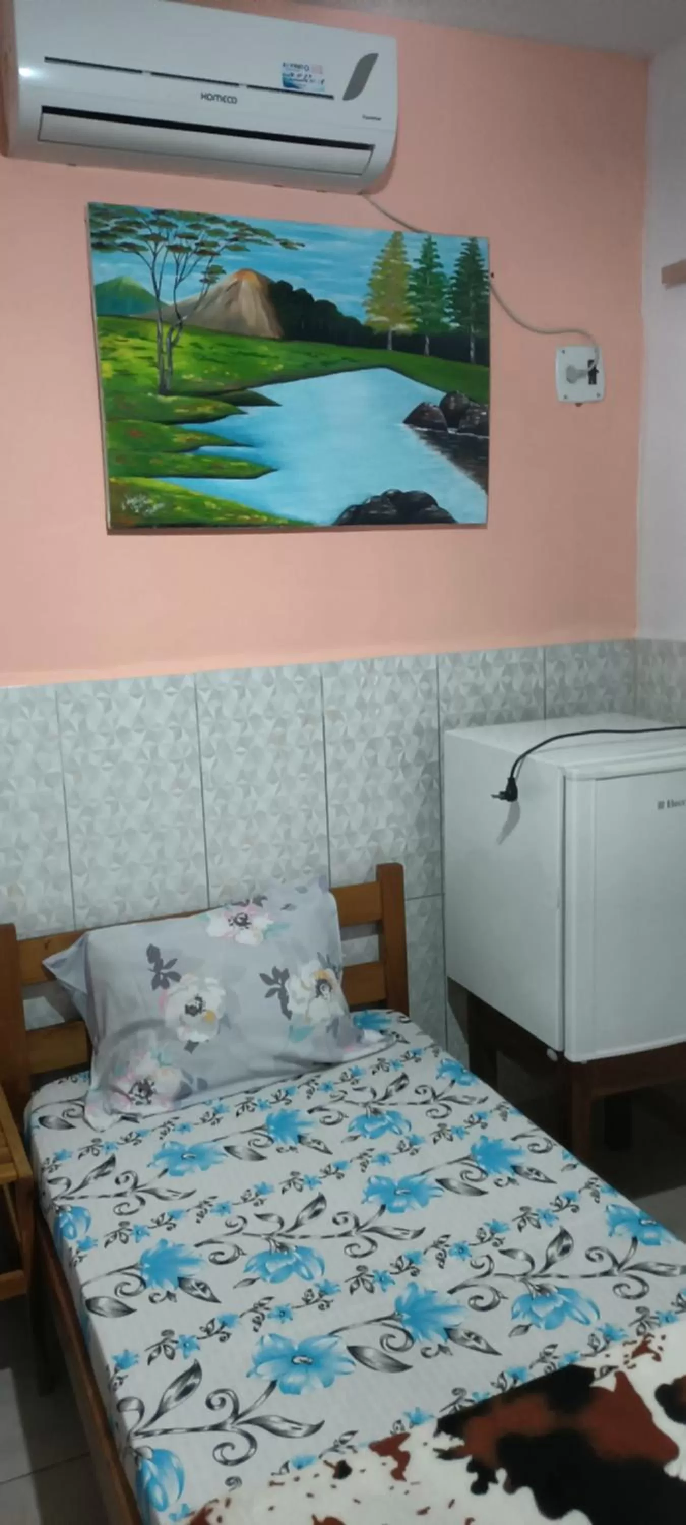 Bed in Pousada dos Ventos