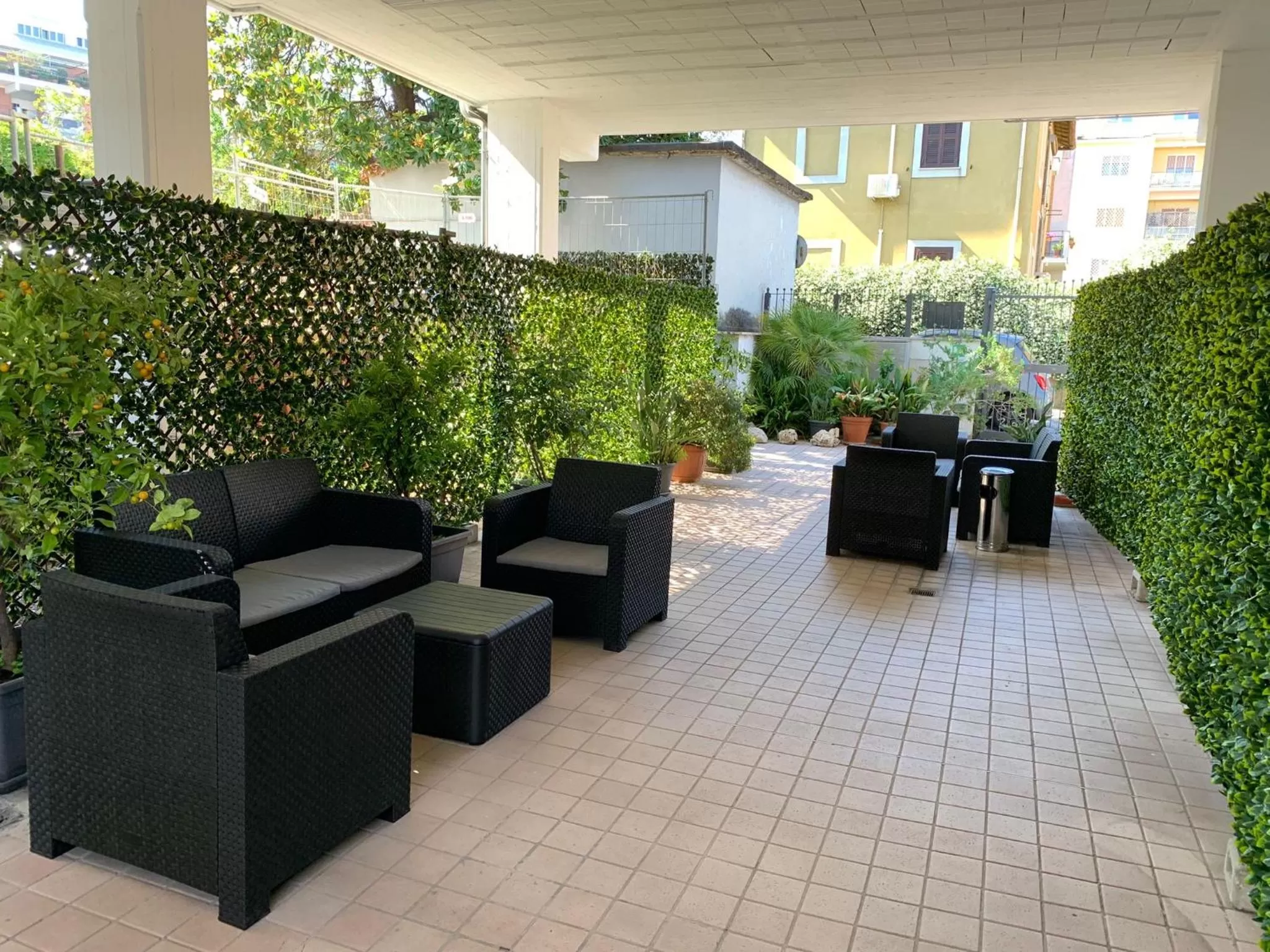 Garden view in Hotel Sisto V