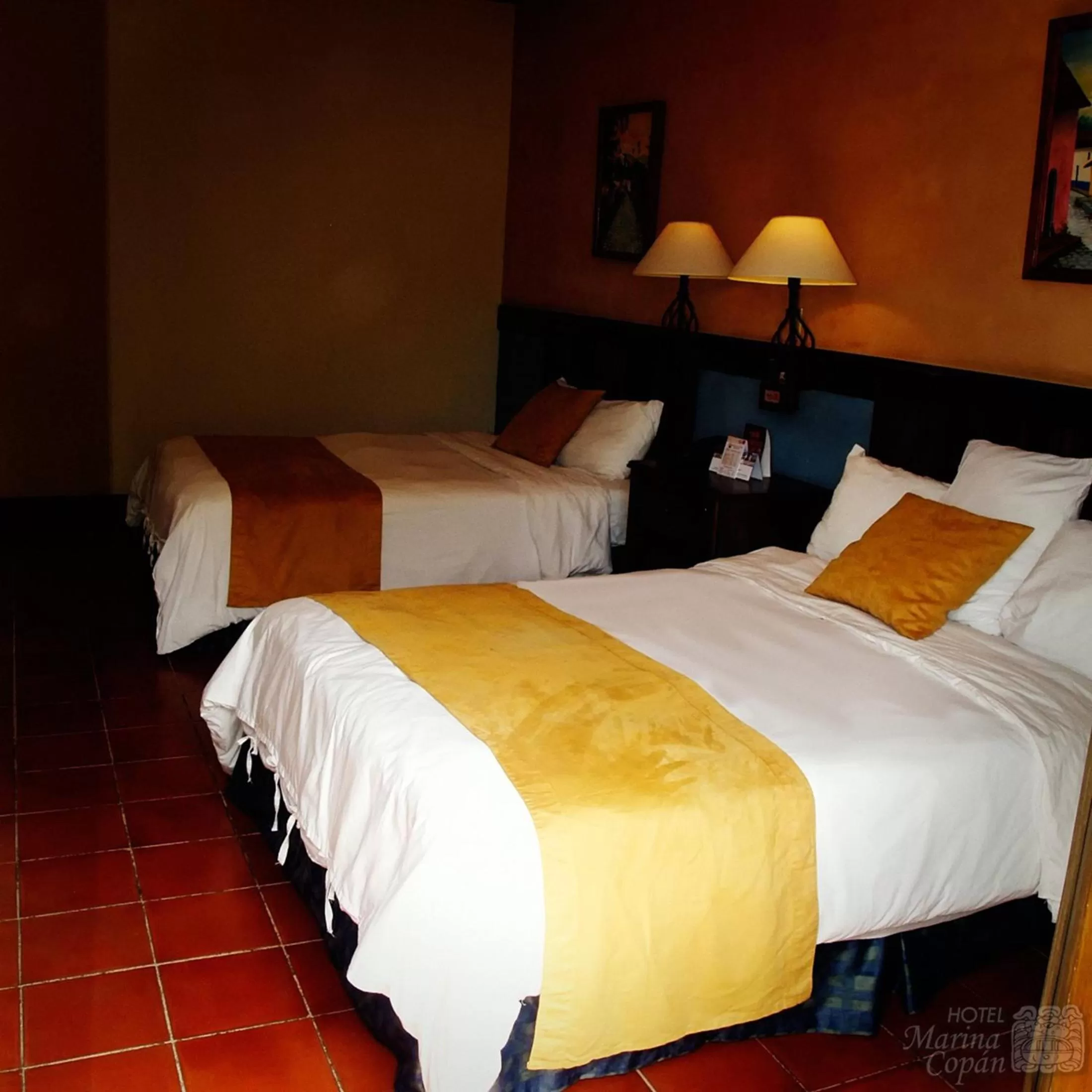 Bed in Hotel Marina Copan