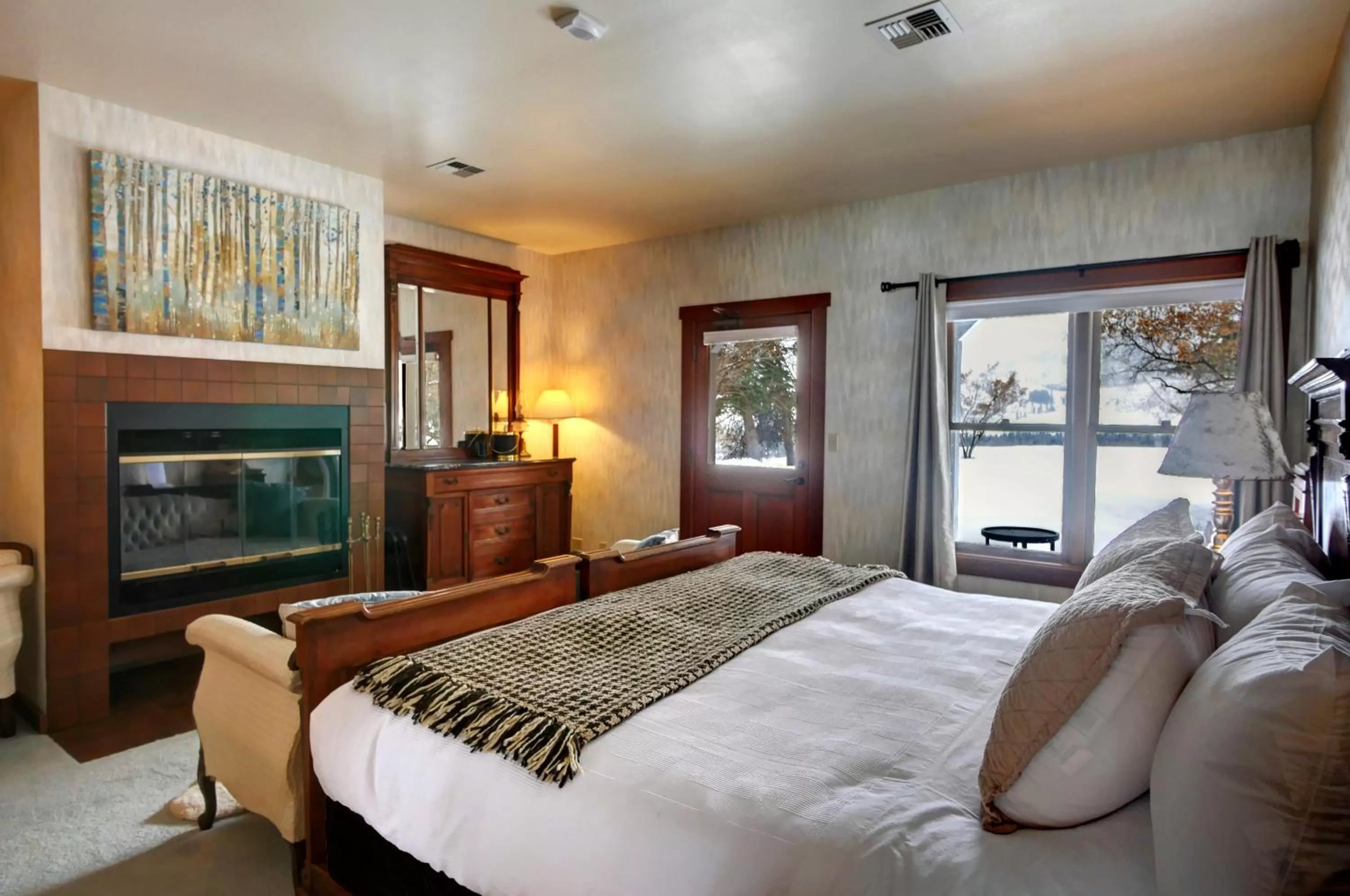 Bed in Casia Lodge and Ranch