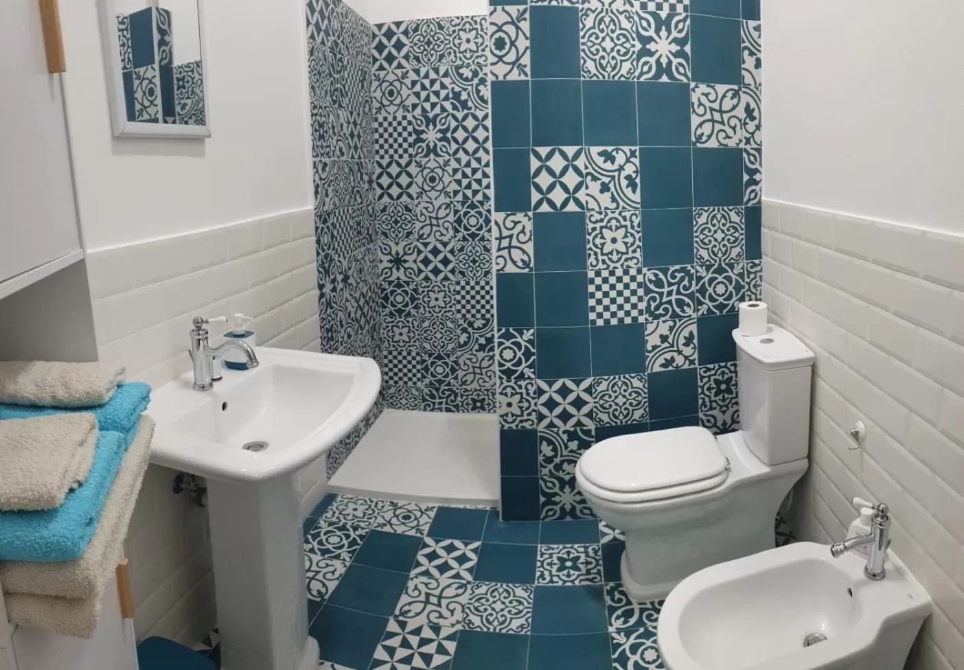 Shower in La Terrazza sul porto