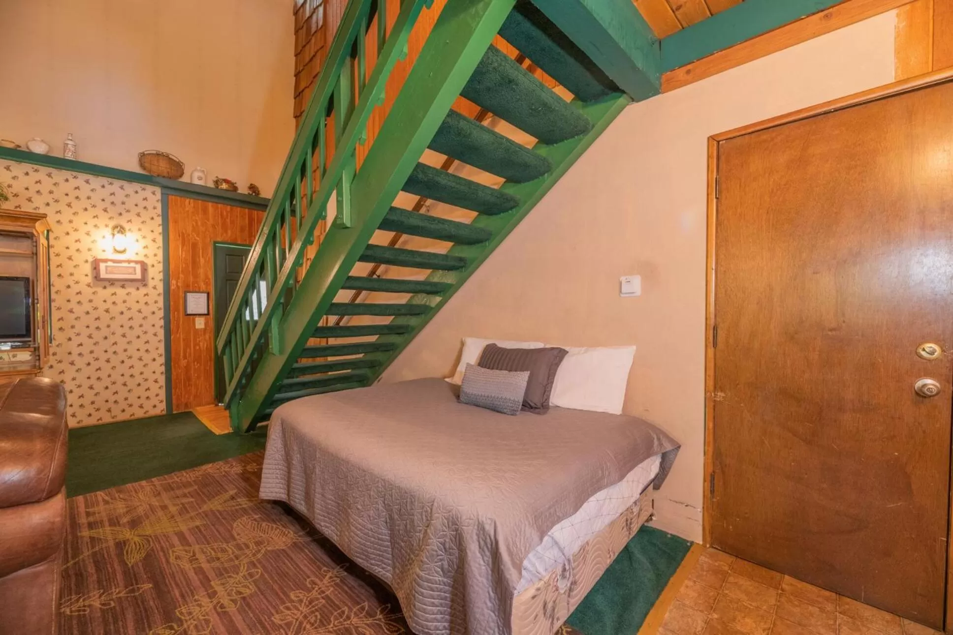 Bed in Black Forest Lodge