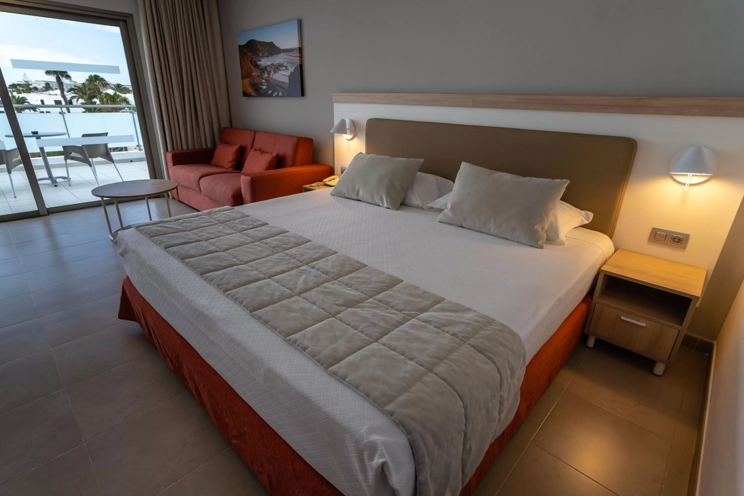 Bed in Hotel Lanzarote Village