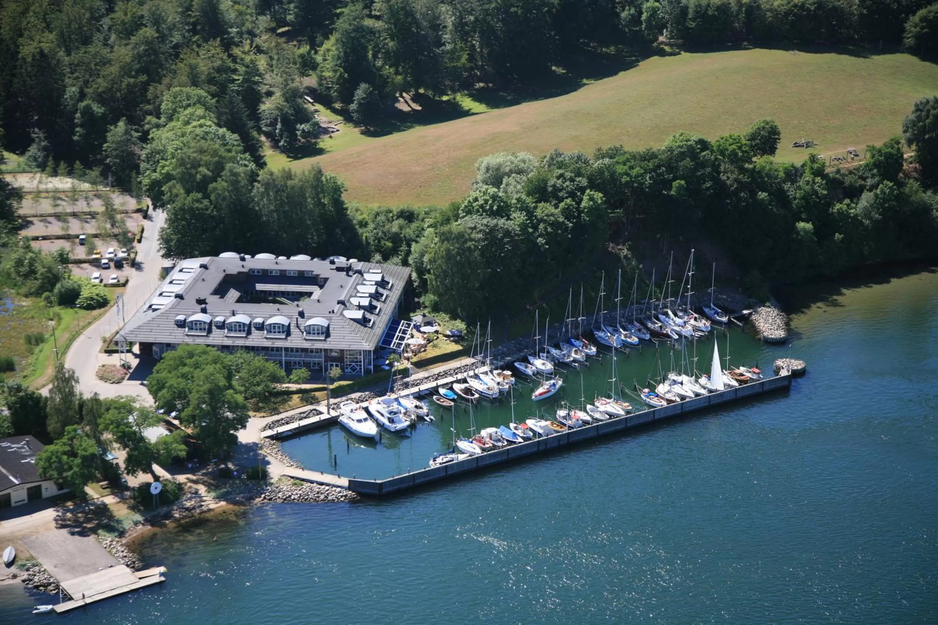 Bird's eye view in Comwell Kongebrogaarden