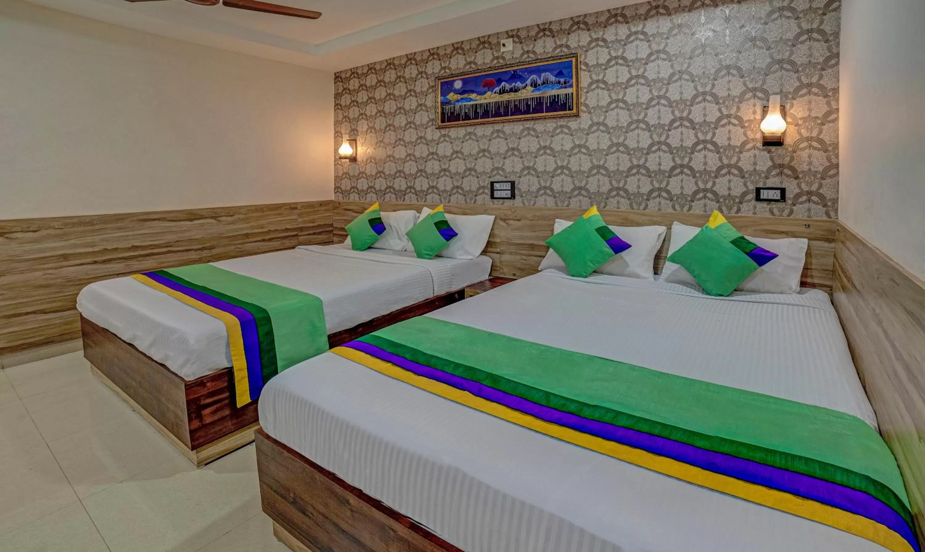 Bedroom, Bed in Treebo Seven Inn