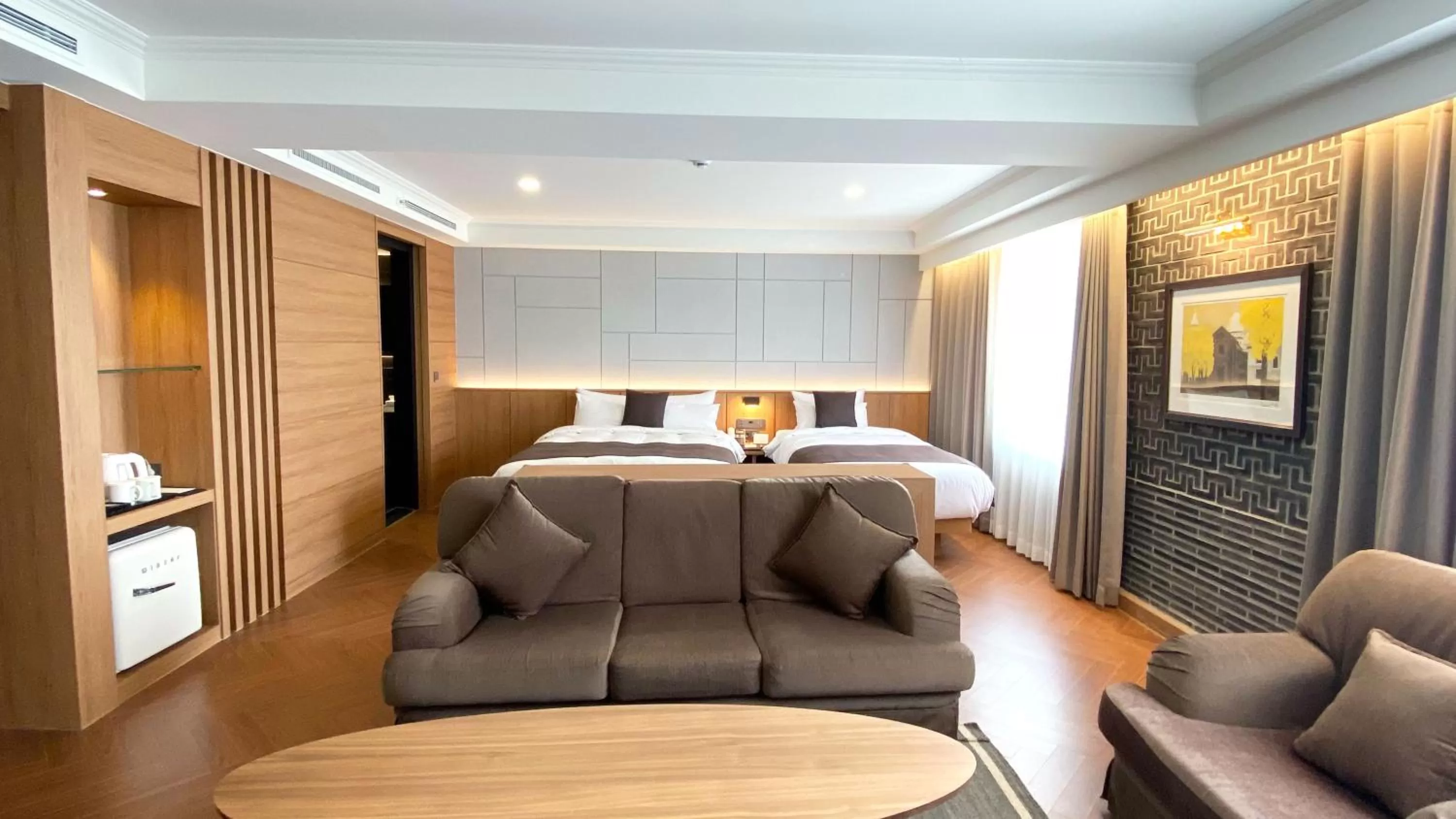 Bed in Commodore Hotel Gyeongju