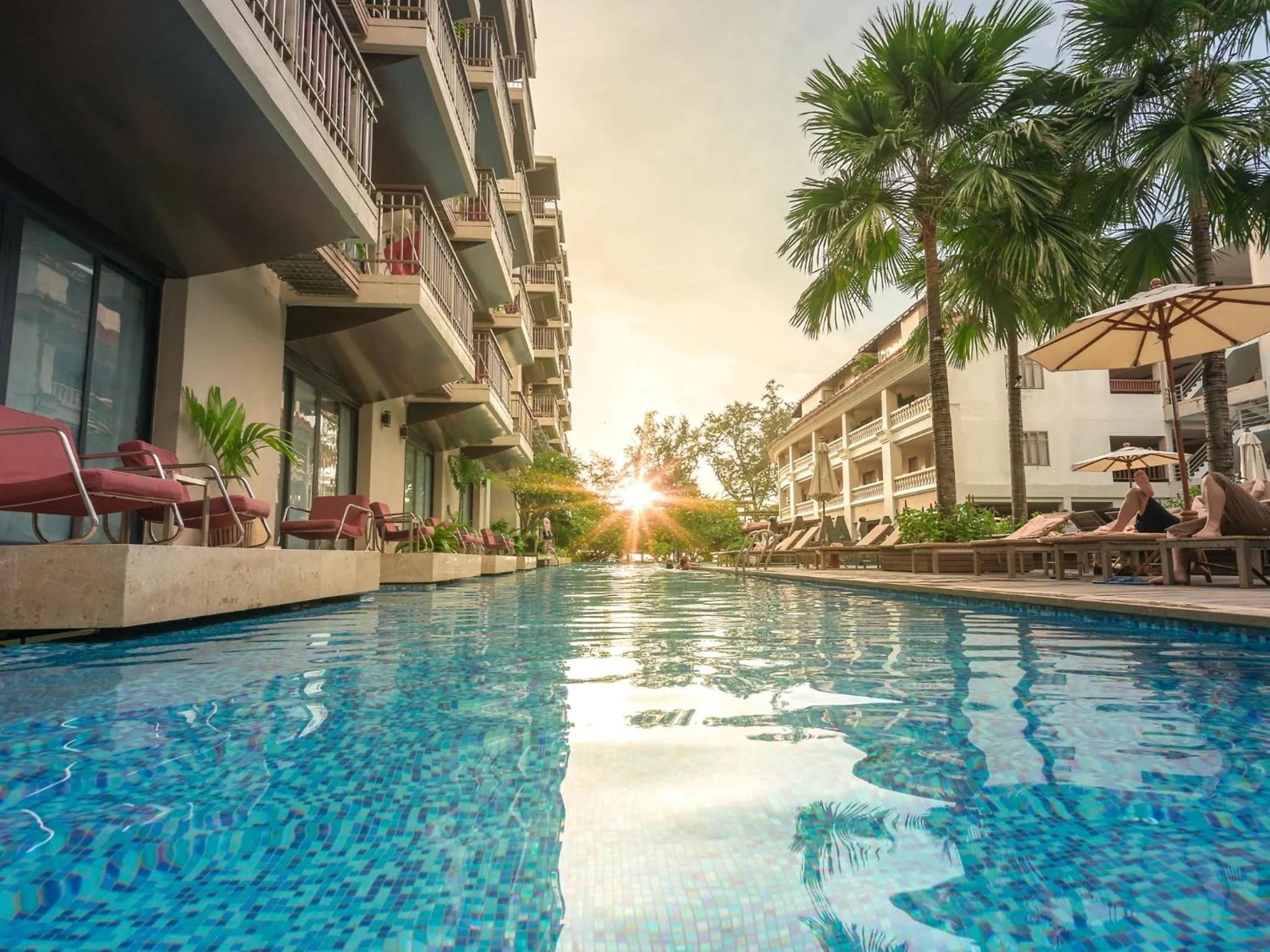 Swimming pool in Baan Laimai Beach Resort & Spa - SHA Extra Plus