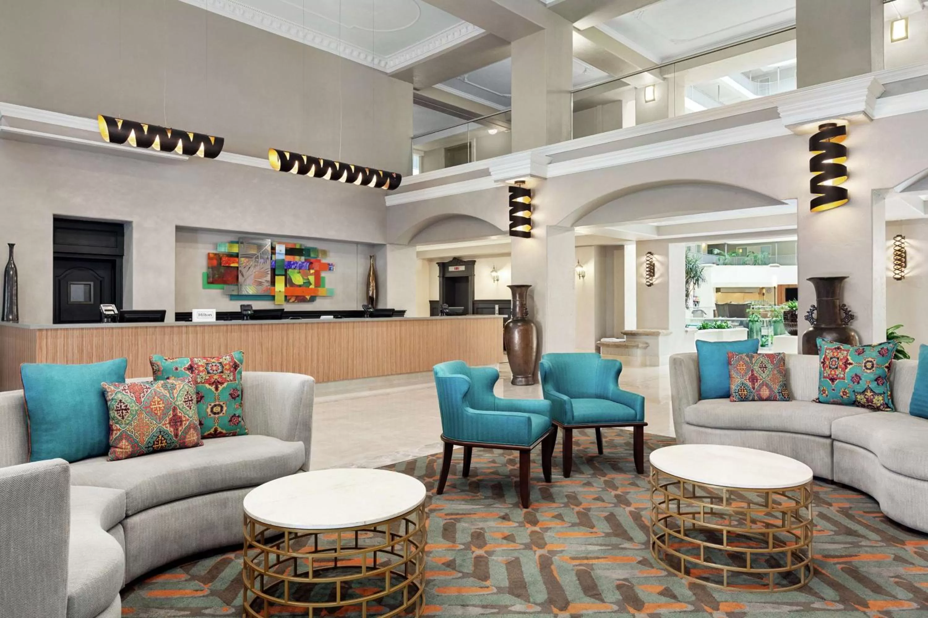 Lobby or reception in Embassy Suites by Hilton Santa Ana Orange County Airport