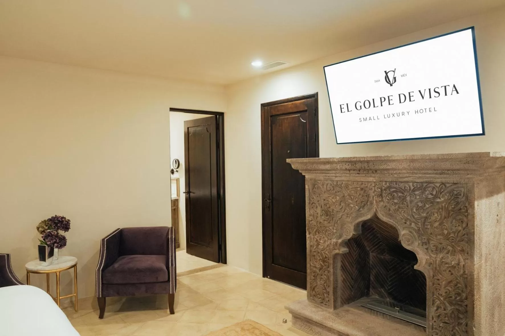 Living room, Bed in El Golpe de Vista