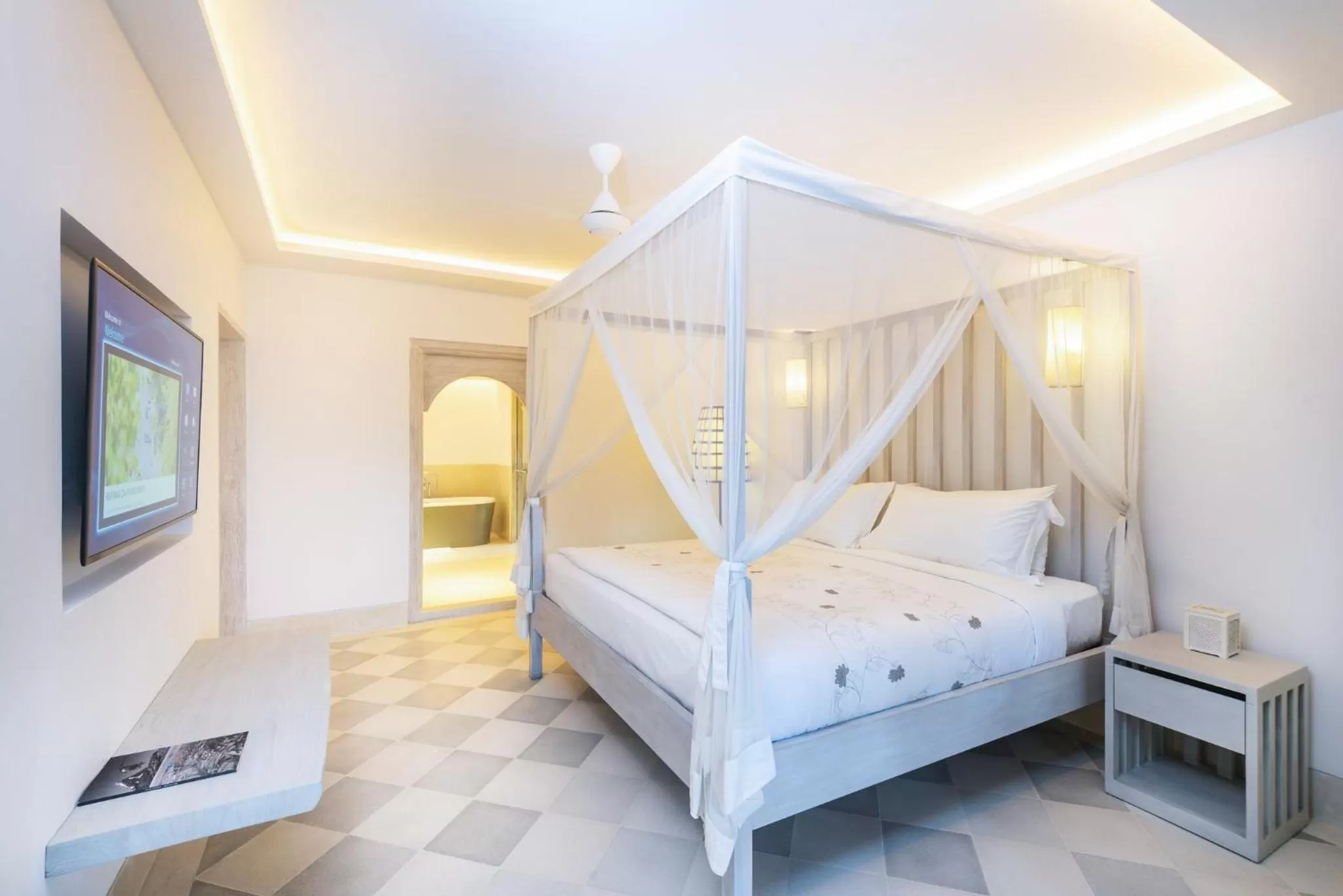 Photo of the whole room, Bed in COMO Uma Ubud