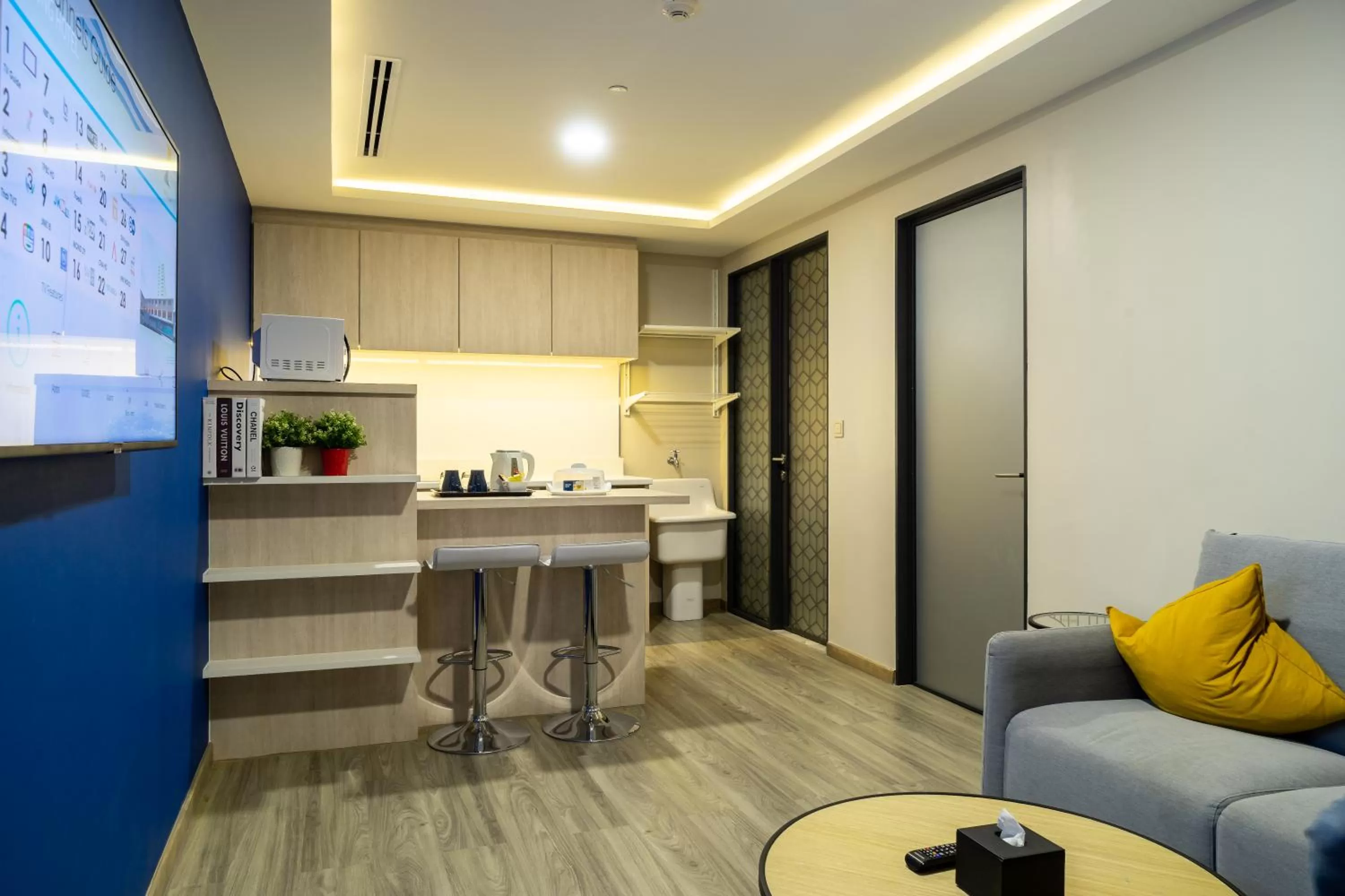 Seating area in Hotel Z zpaze