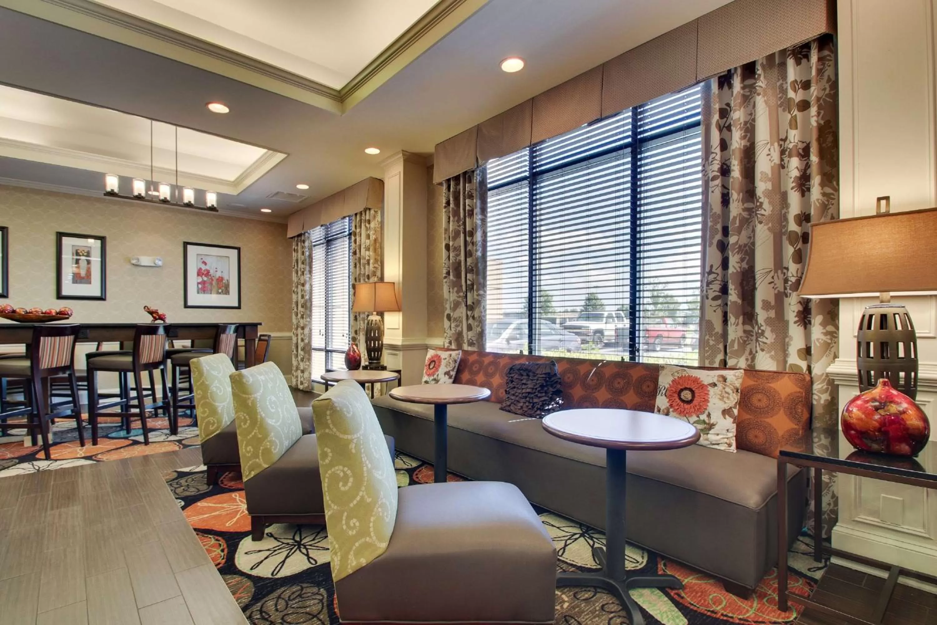 Lobby or reception in Hampton Inn Warner Robins