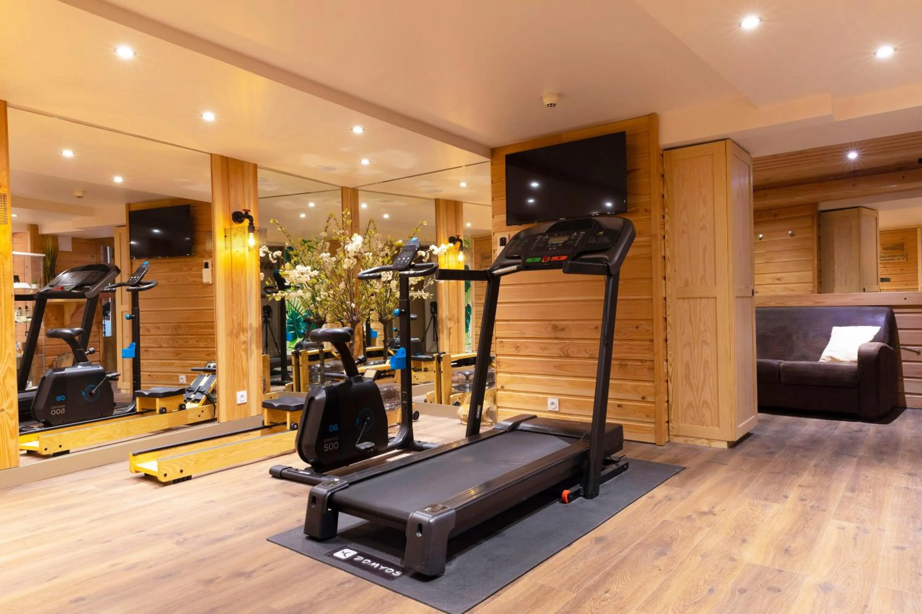 Fitness centre/facilities in Hotel Le Dauphin