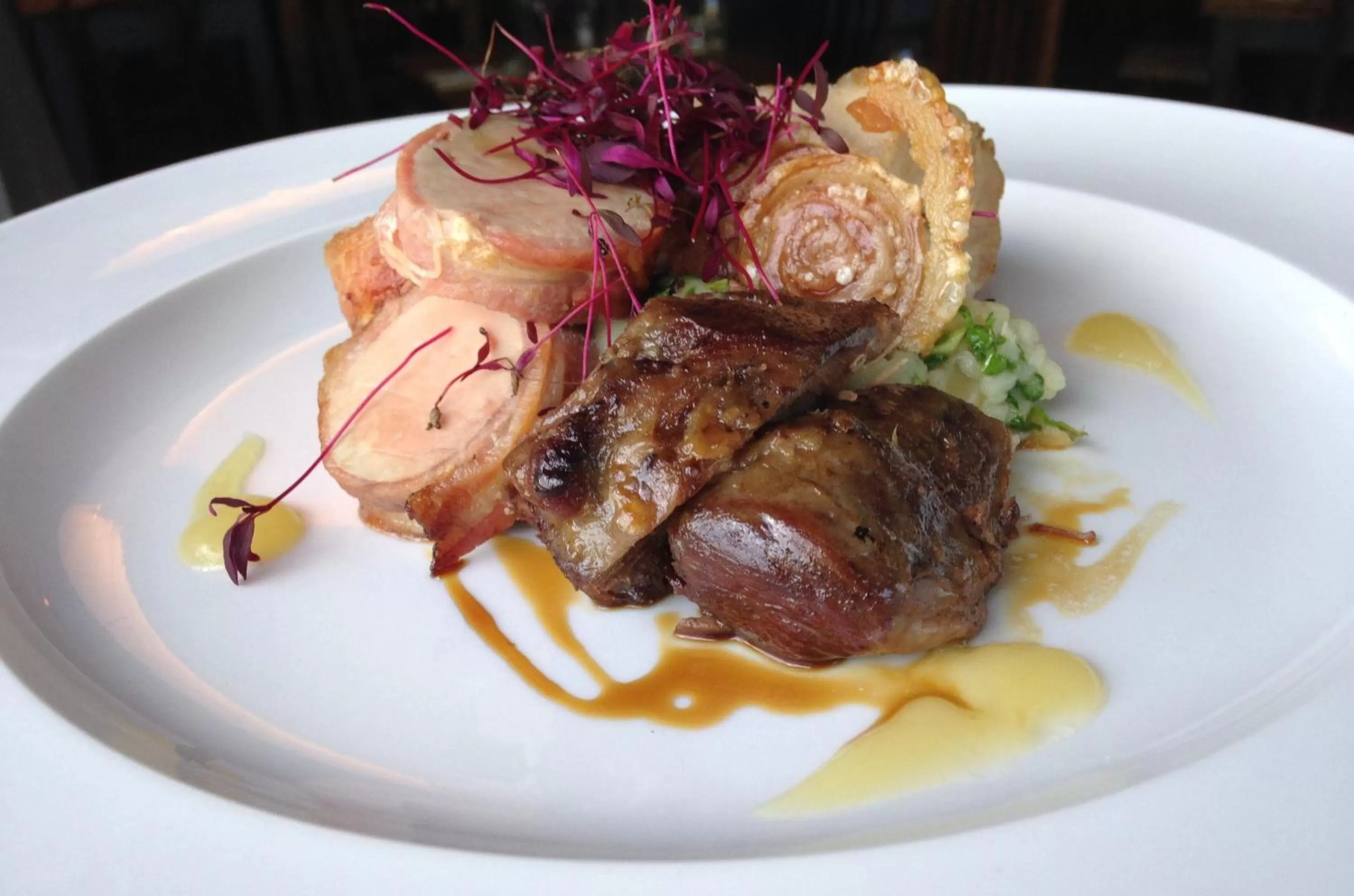 Food in The Bath Arms Hotel