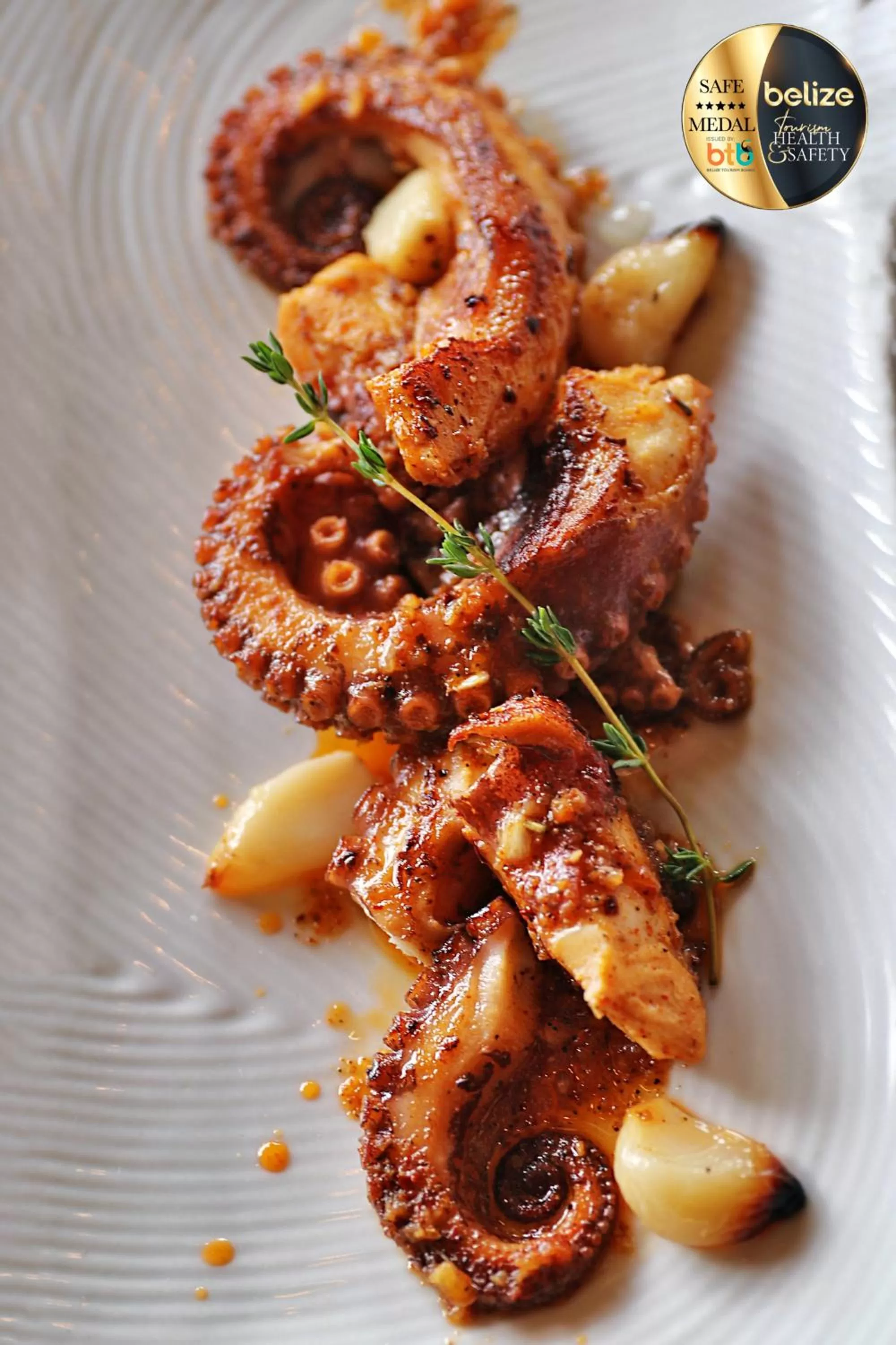 Food close-up in Portofino Beach Resort-An Authentic Island Escape!