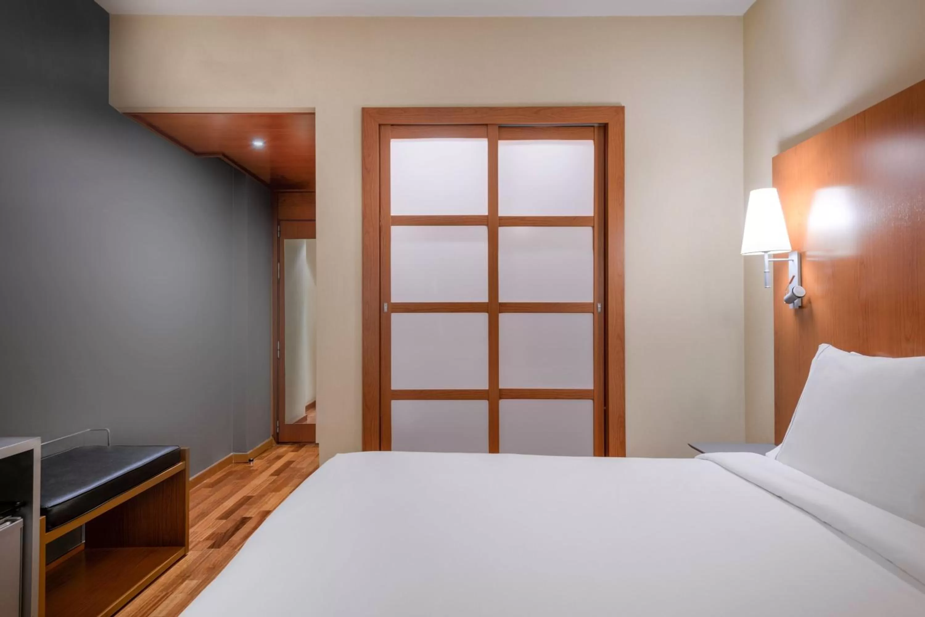 Photo of the whole room, Bed in AC Hotel Aravaca by Marriott