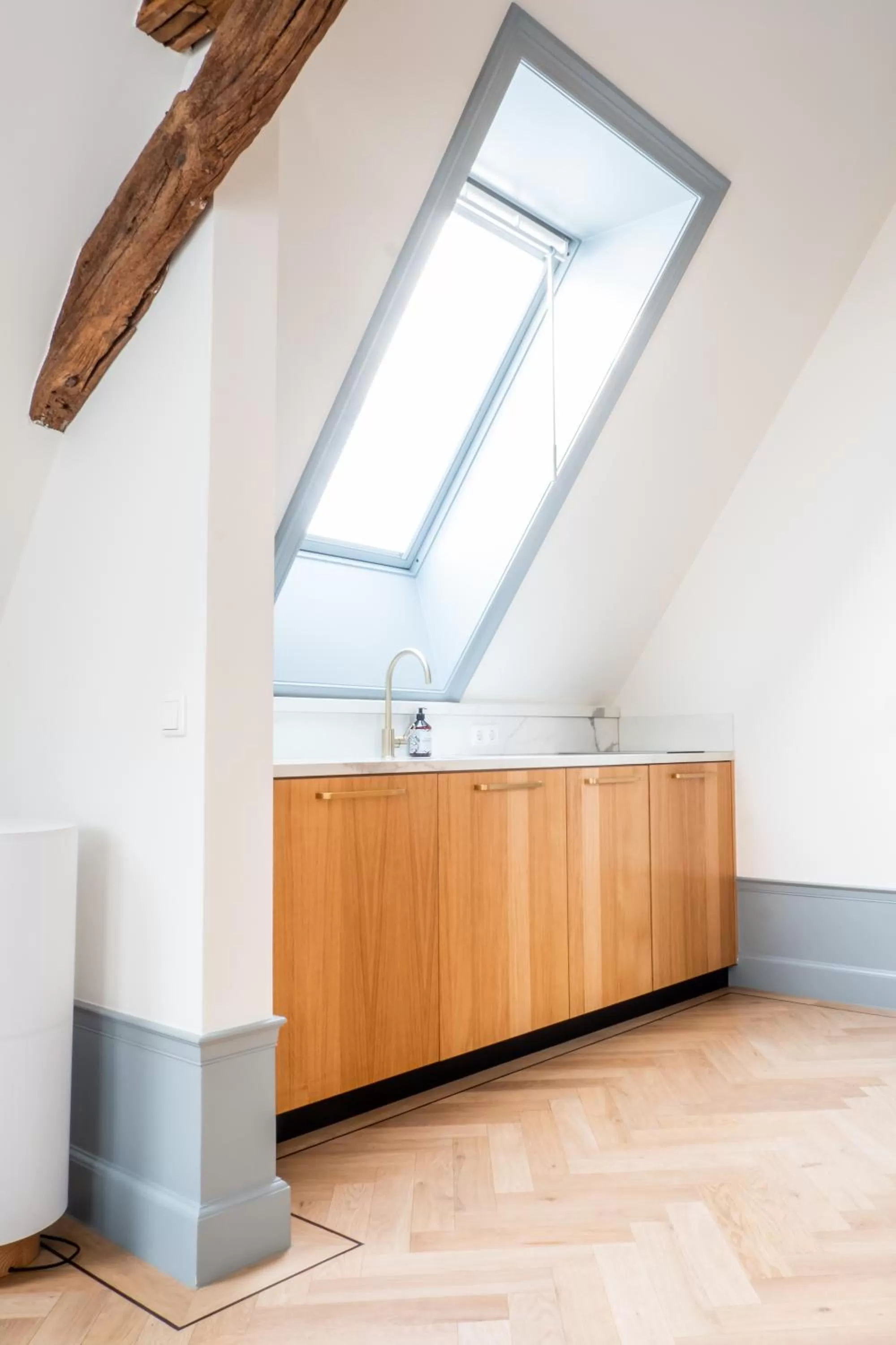 Kitchen or kitchenette in Aparthotel Hattem