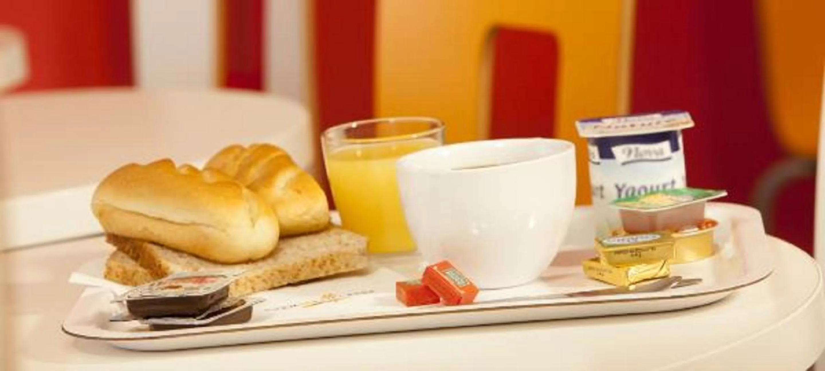 Buffet breakfast in Premiere Classe Charleville Mezieres