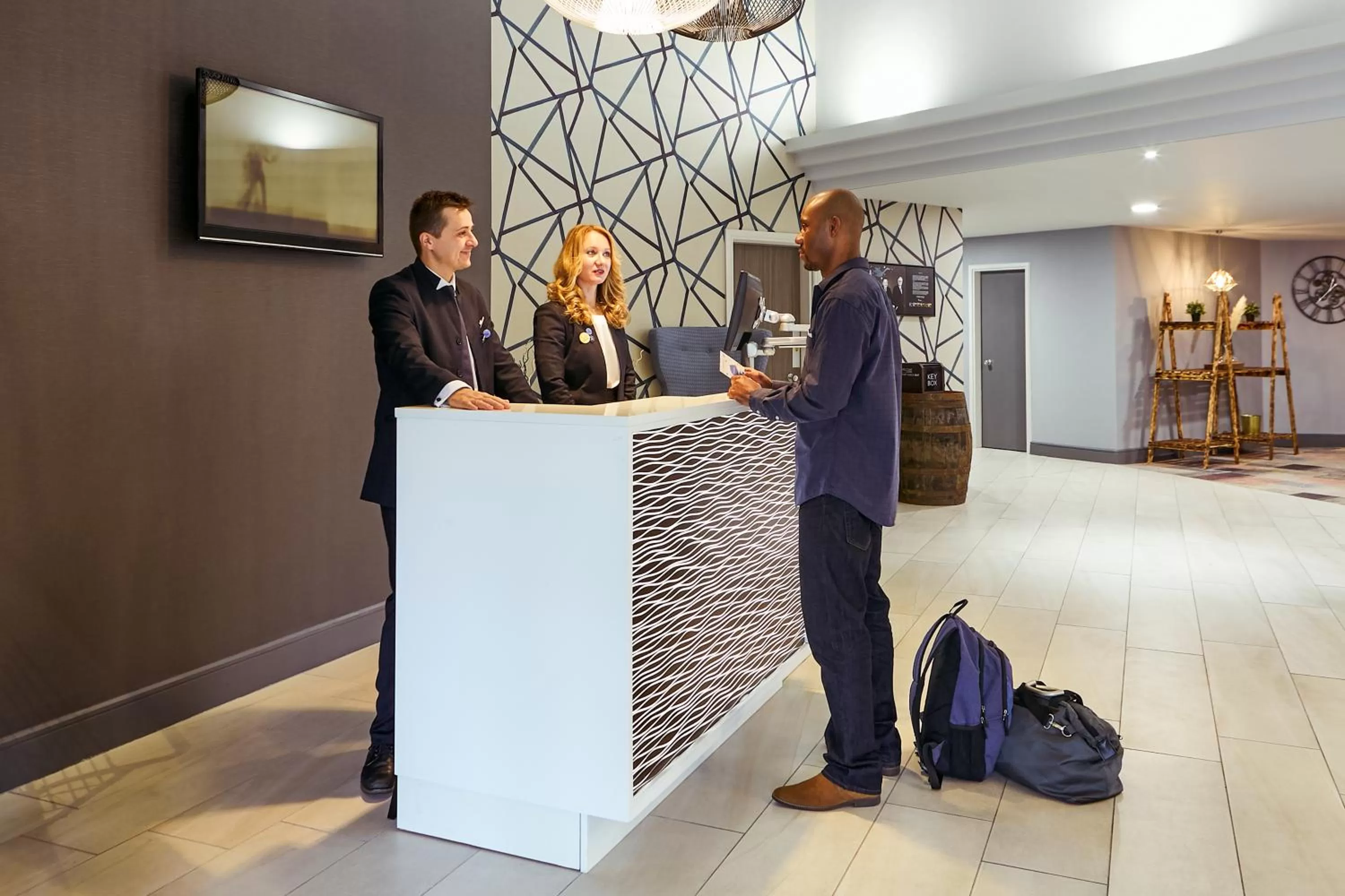 Lobby or reception in Novotel Manchester West