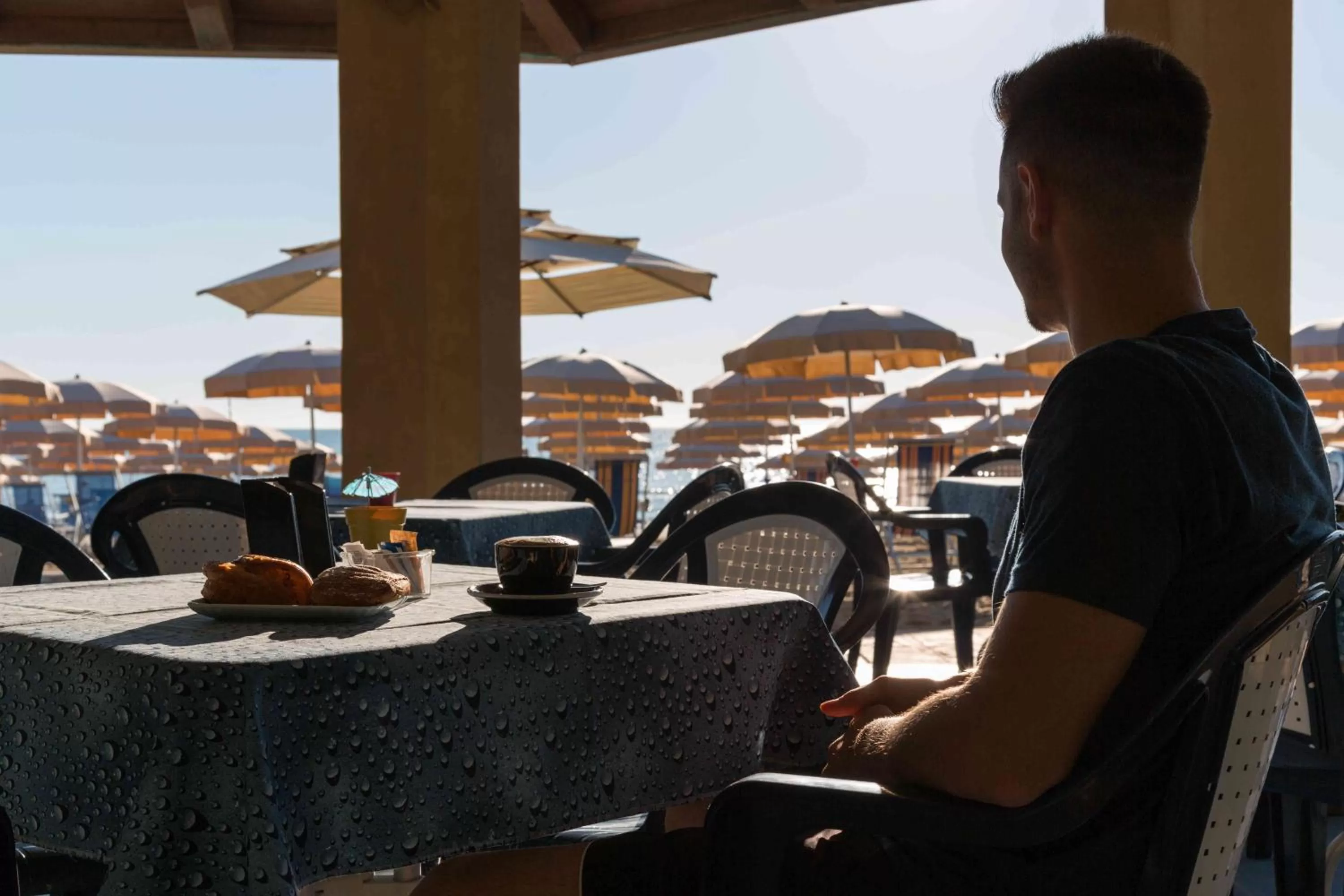 Beach in Hotel Miramare