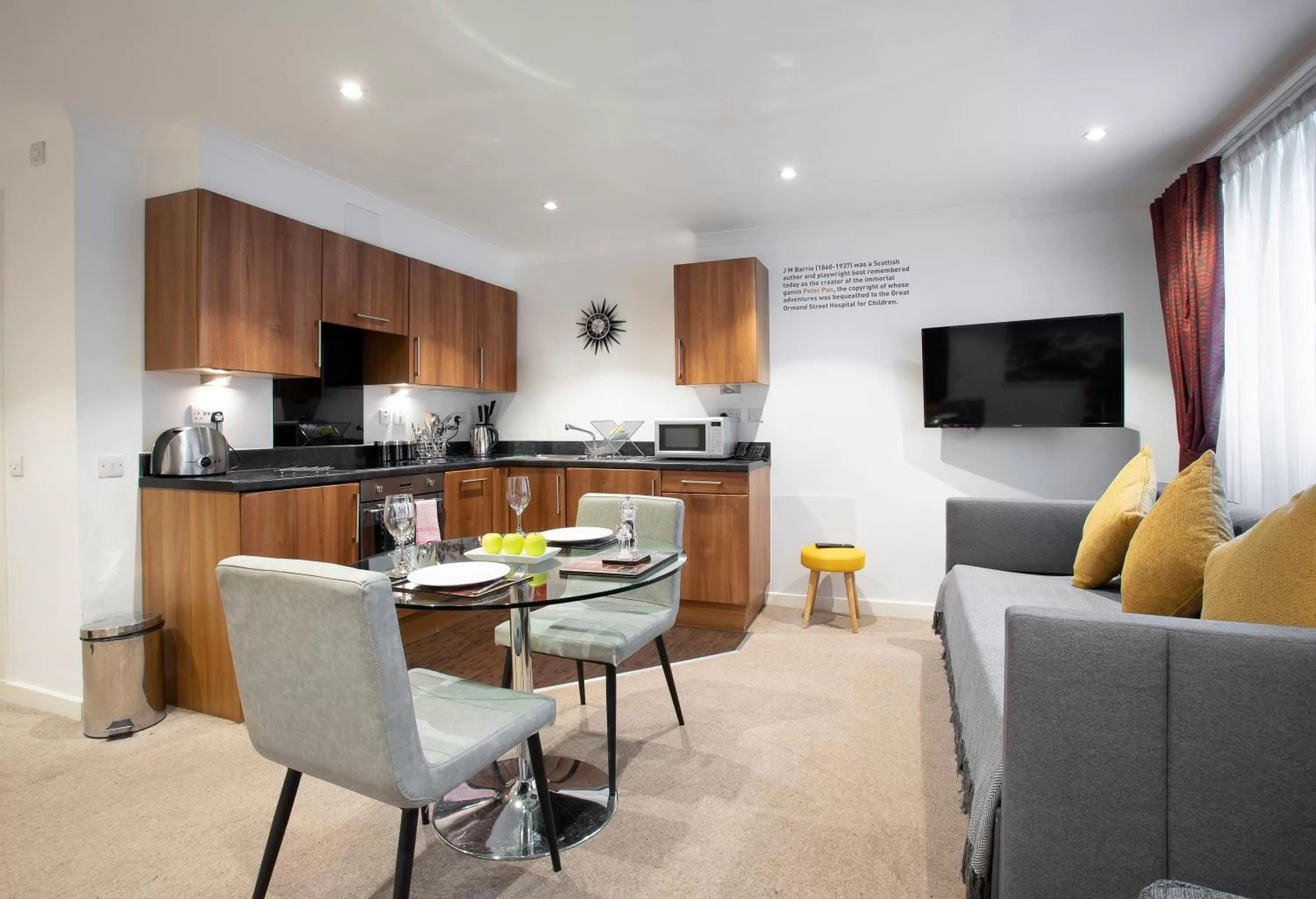 Kitchen or kitchenette in Stewart by Heeton Concept - Aparthotel Edinburgh