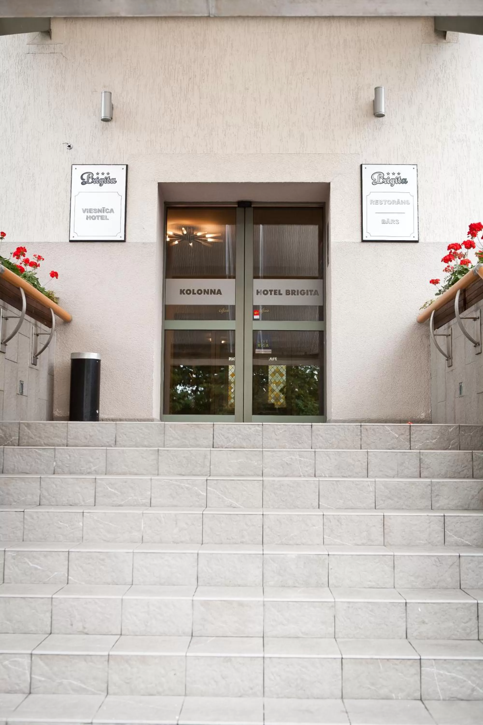 Facade/entrance in Kolonna Hotel Brigita