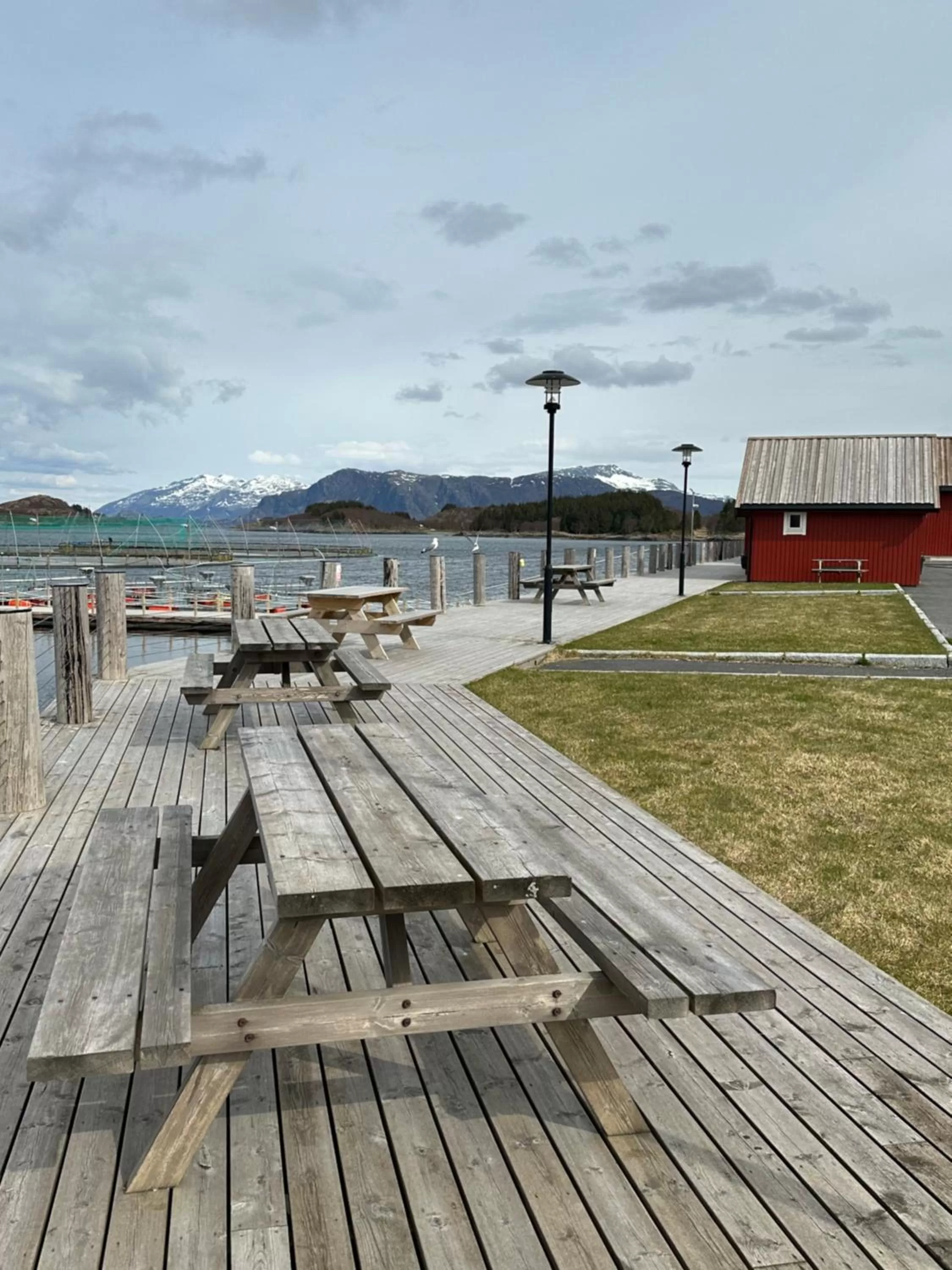 Sea view in Norsk Havbrukssenter - Rorbuer