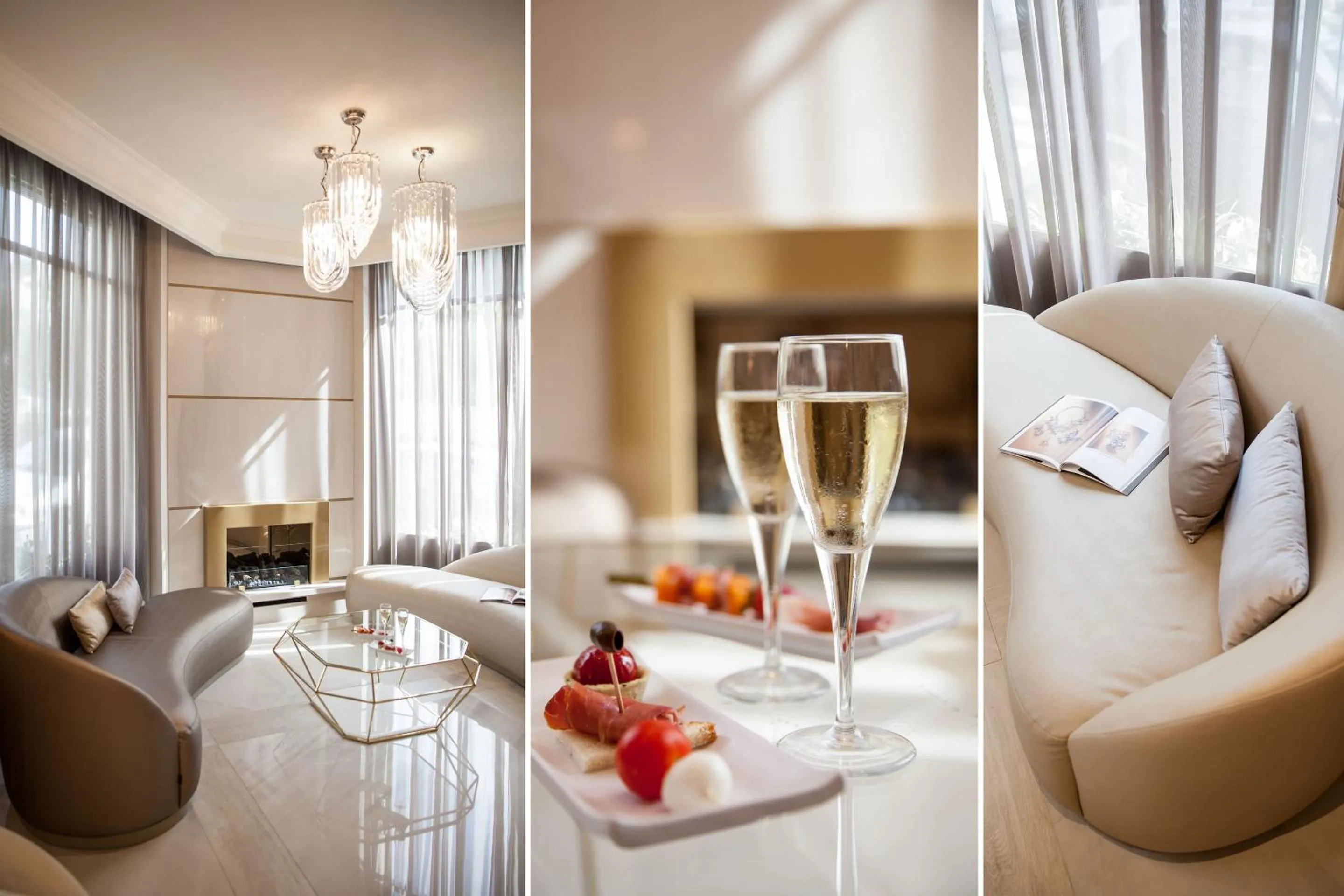 Communal lounge/ TV room in Hotel Dei Fiori Restaurant - Meeting & Spa