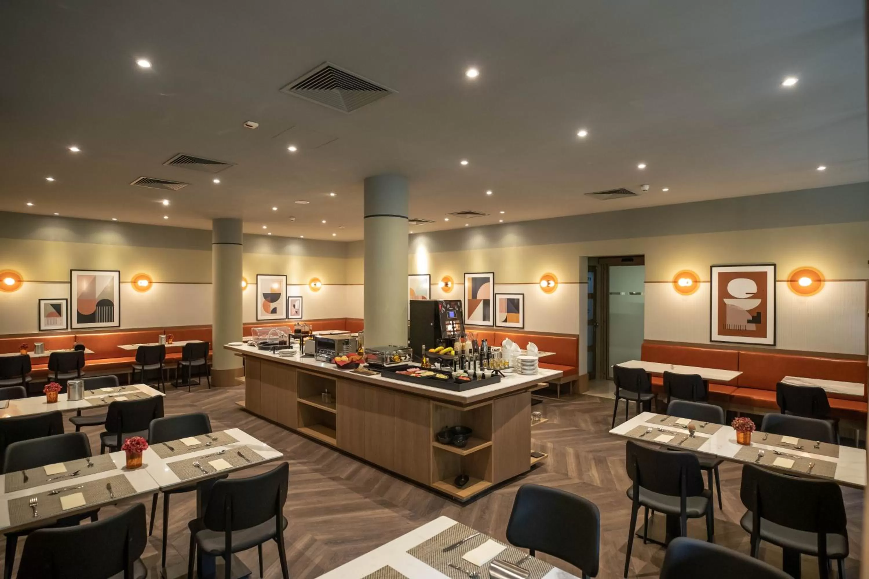 Breakfast in Adina Apartment Hotel Budapest