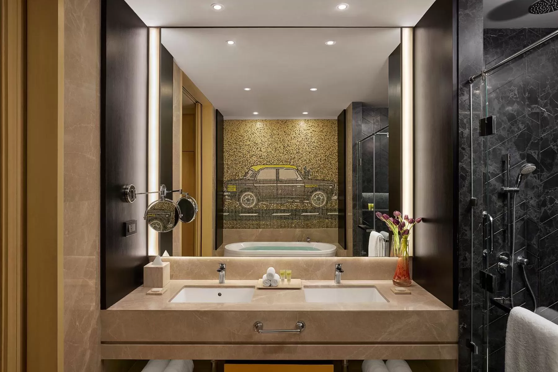 Shower in Hyatt Centric Juhu Mumbai