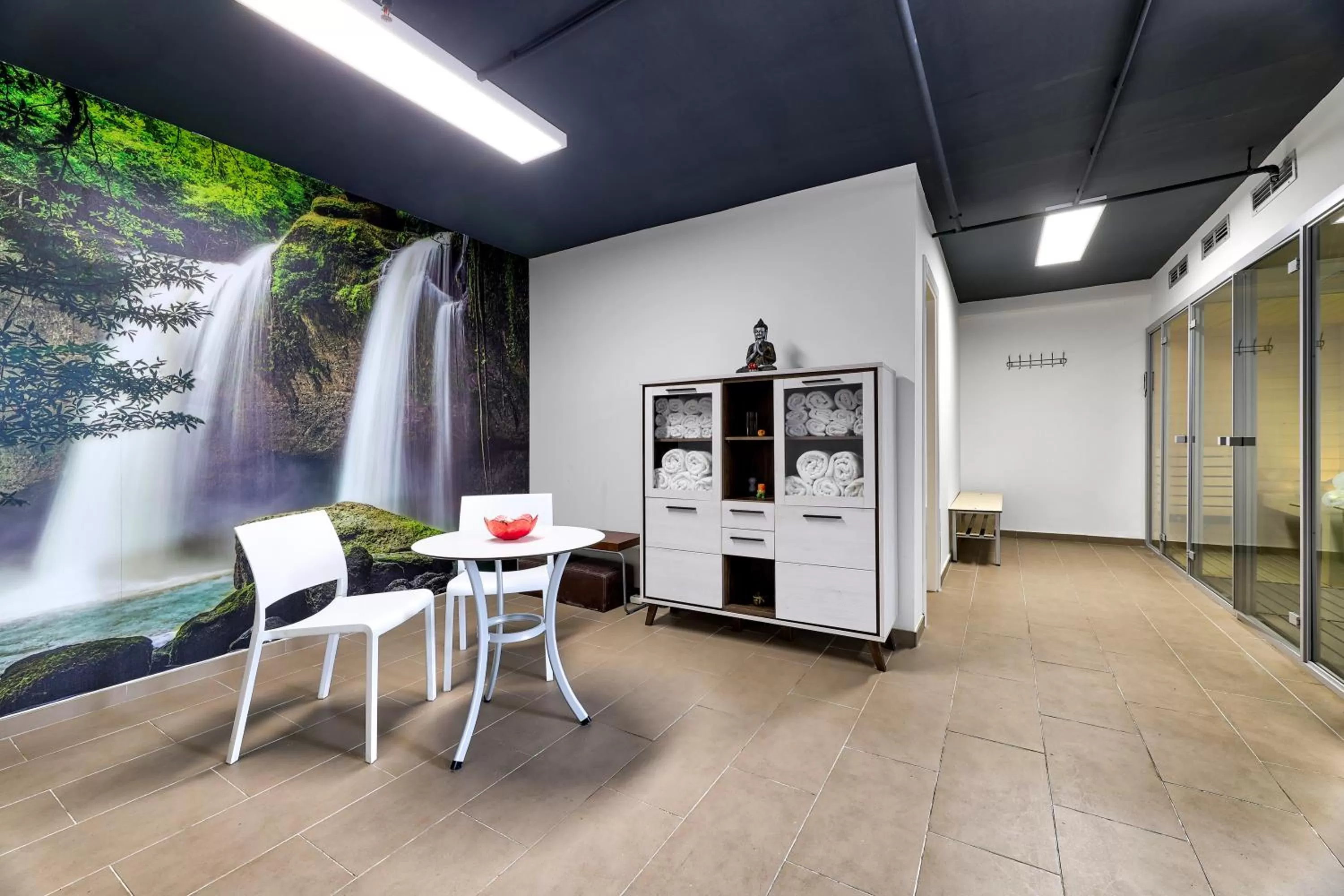 Sauna in Hotel THB Flora