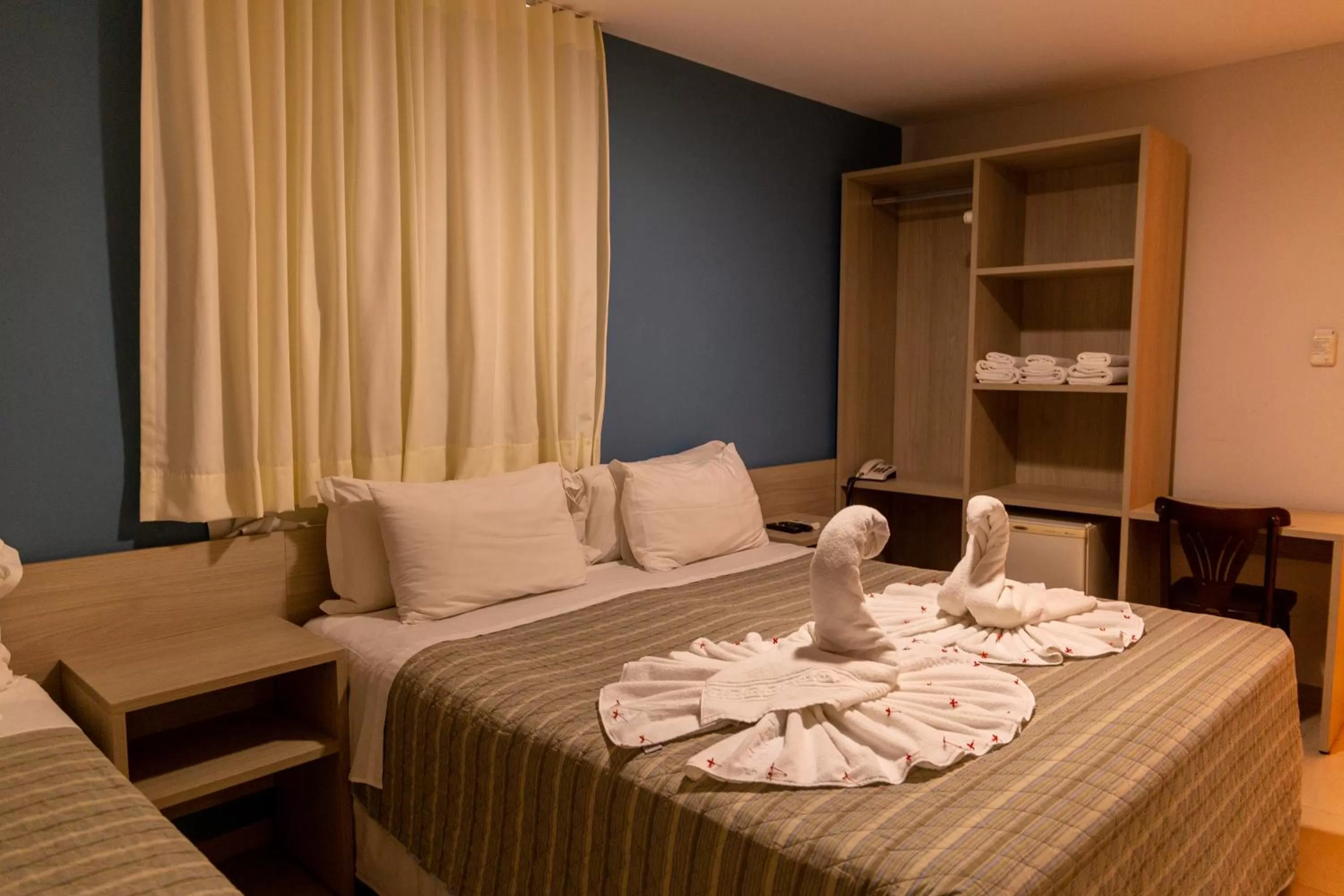 Bed in Pousada Mariluz