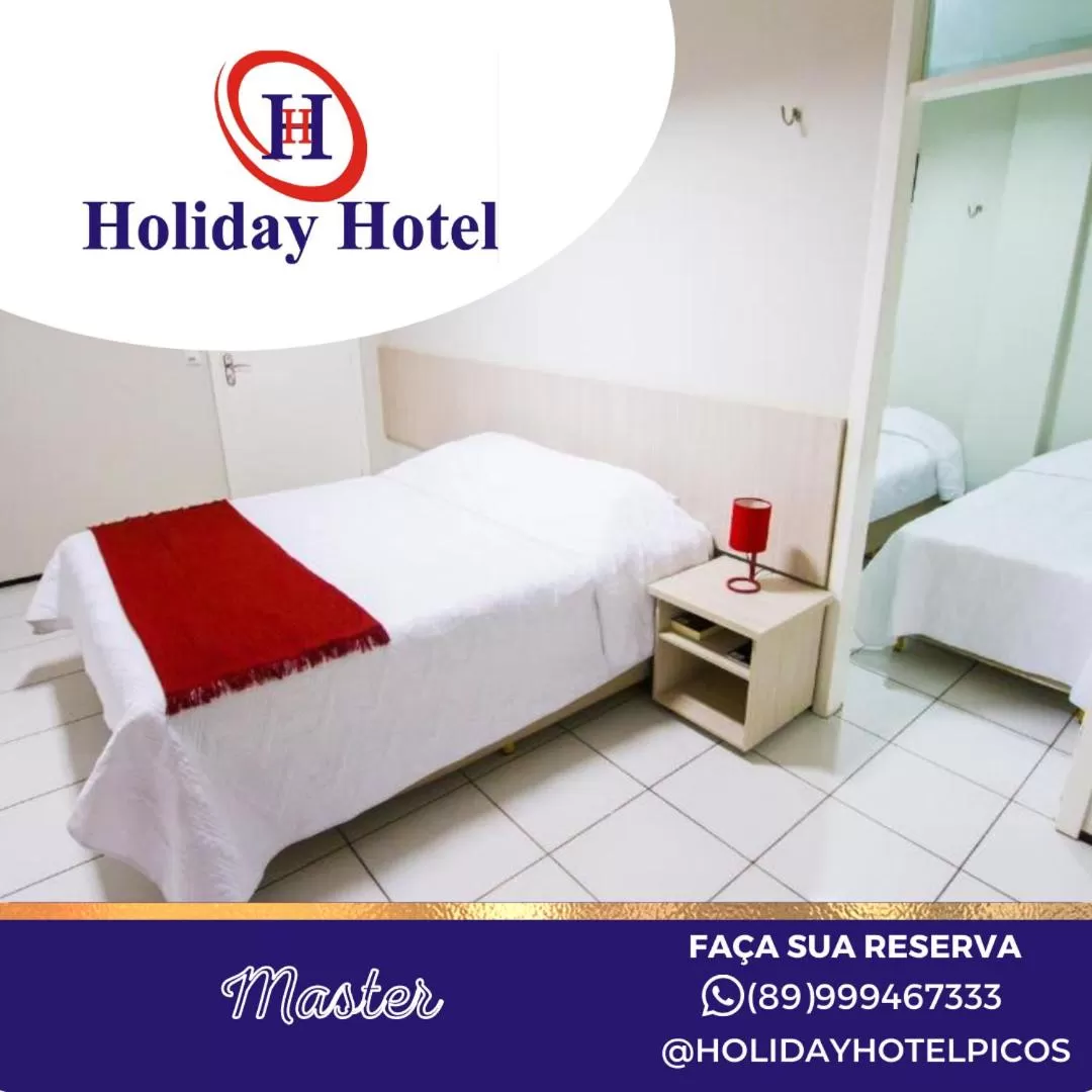 Bed in Holiday Hotel Picos