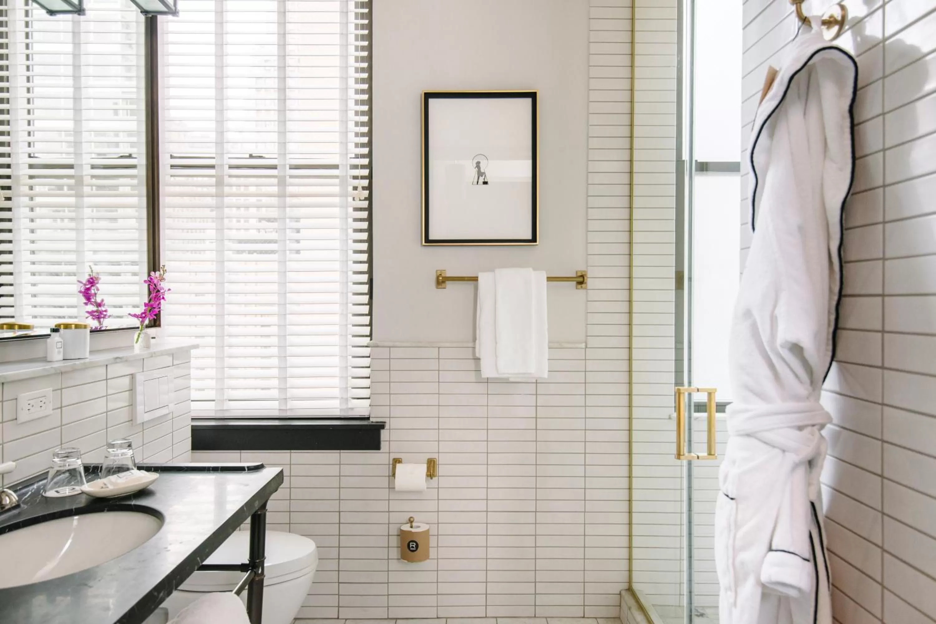 Bathroom in Refinery Hotel - New York