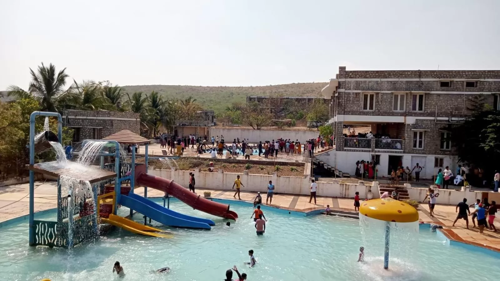 Aqua park in Kanthi Resorts Badami