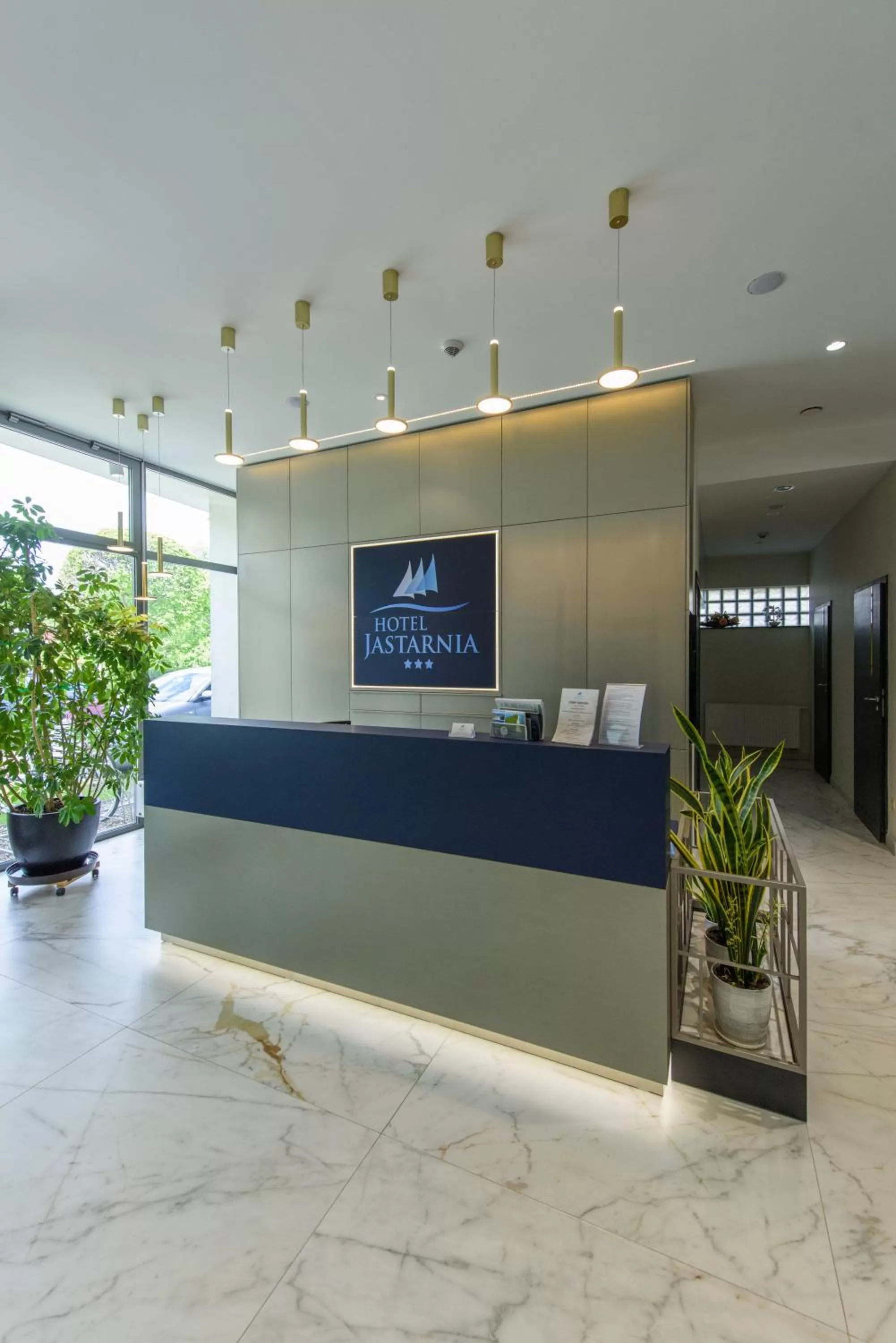 Lobby or reception in Hotel Jastarnia