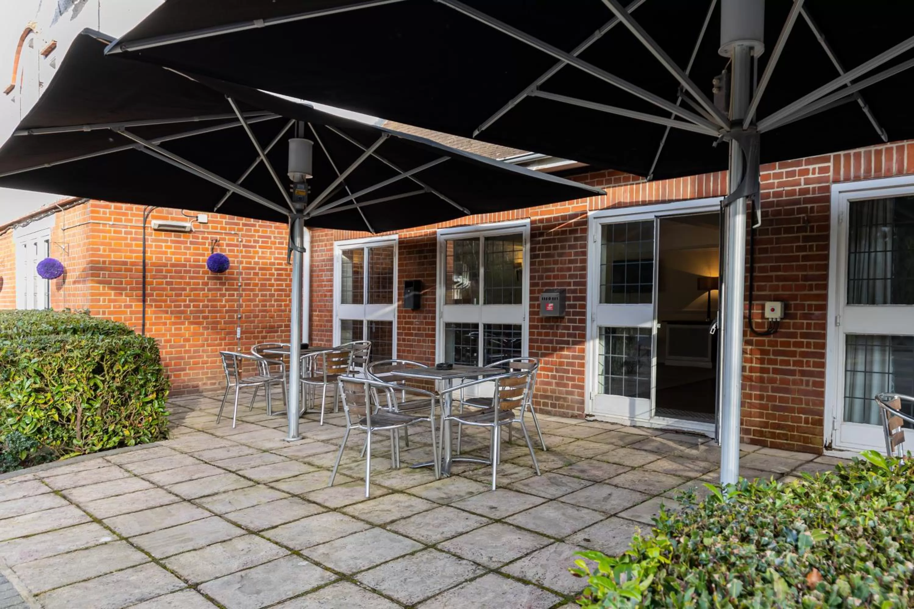 Patio in Mercure Tunbridge Wells Hotel