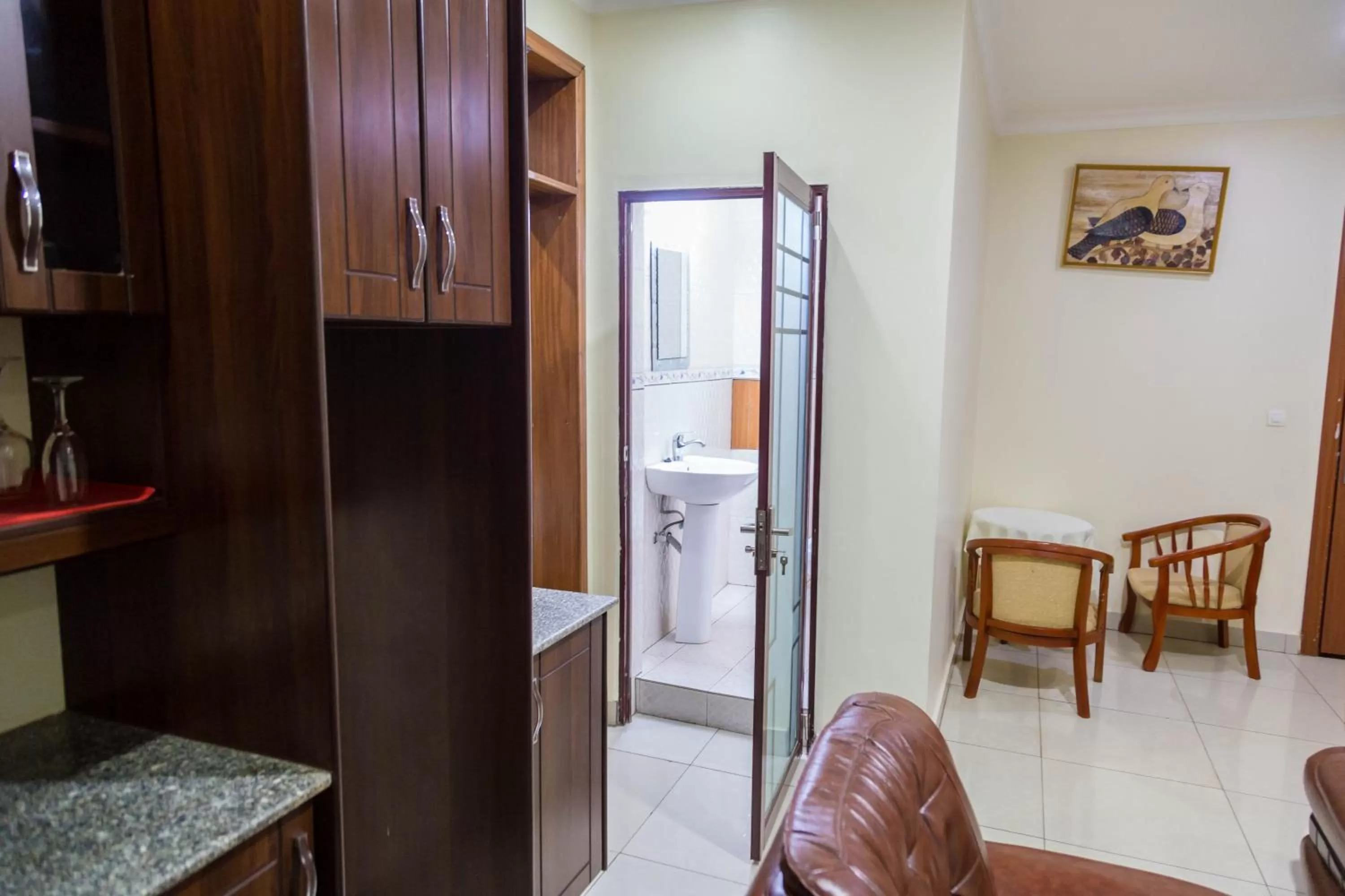 Bathroom in Olympic Hotel