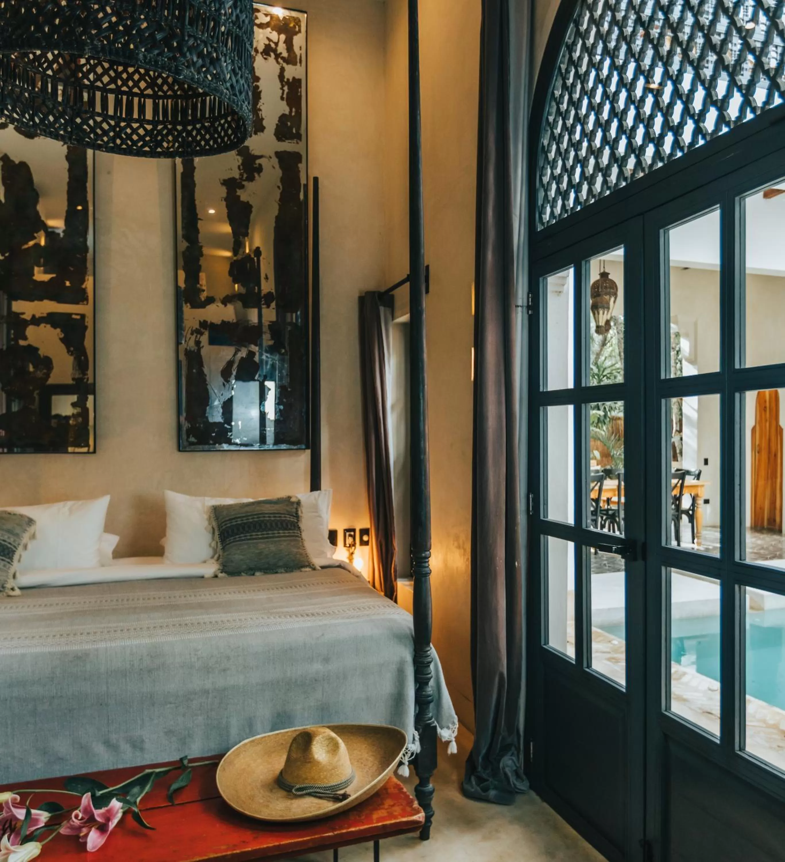 Bed in Ambre & Epices Jungle Hotel & Spa