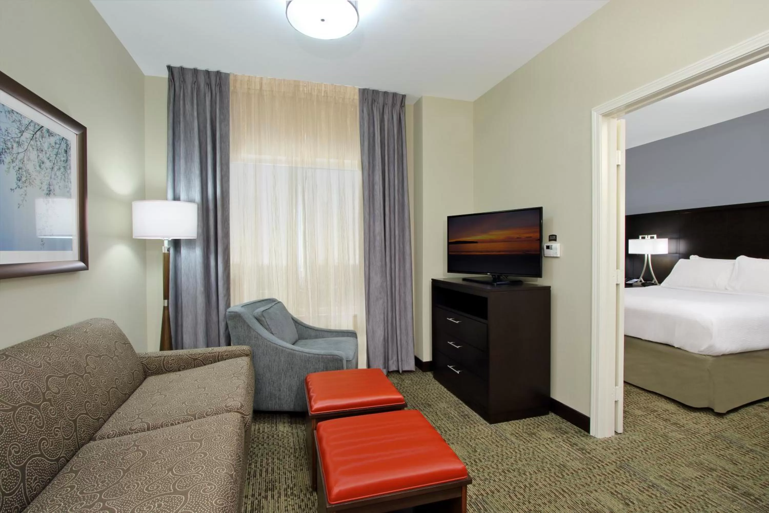 Bedroom, Bed in Staybridge Suites - Houston - Medical Center by IHG