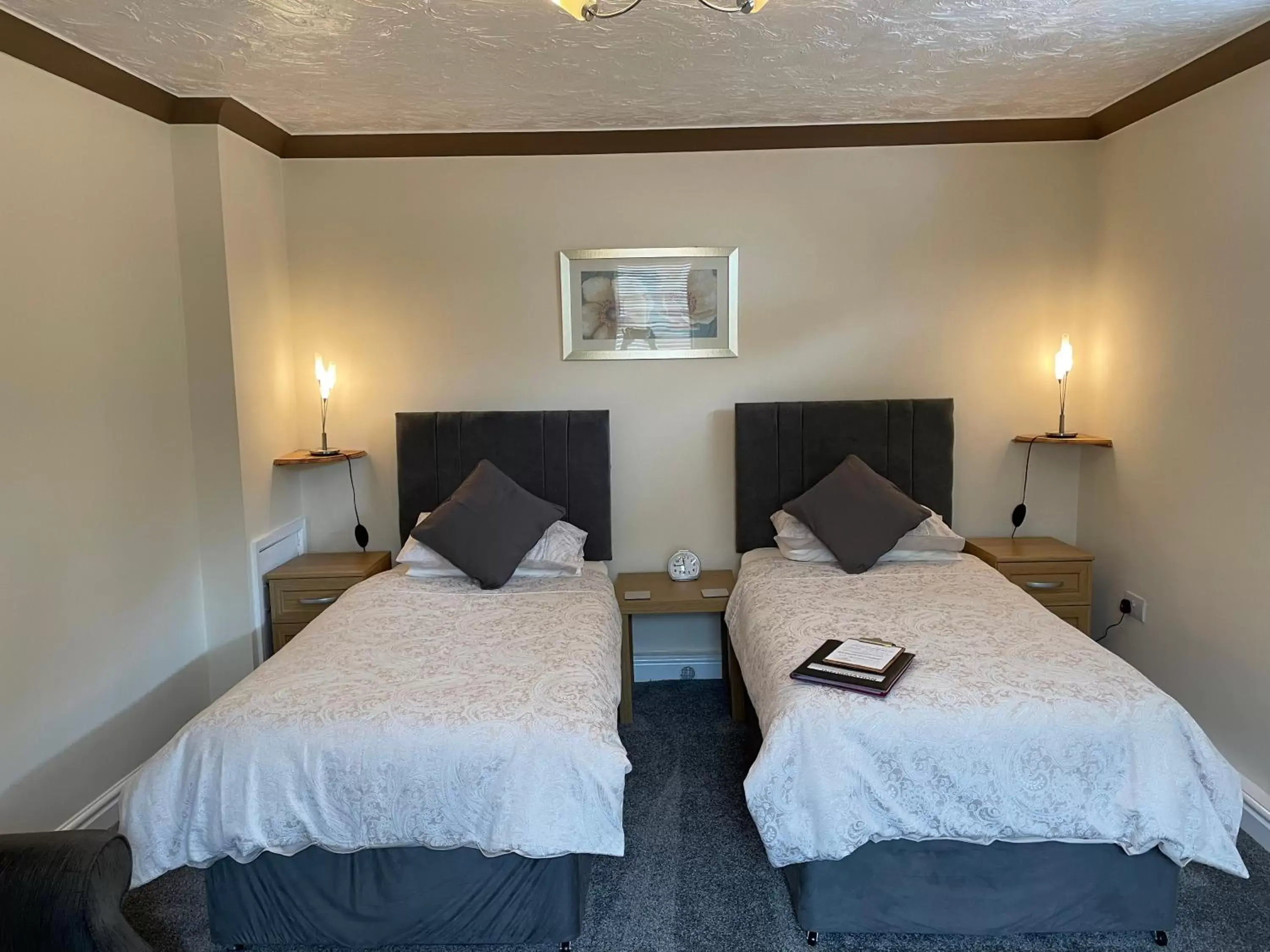 Twin Room - Disability Access in Bron Menai Guest House Twin Room - Disability Access in Bron Menai Guest House