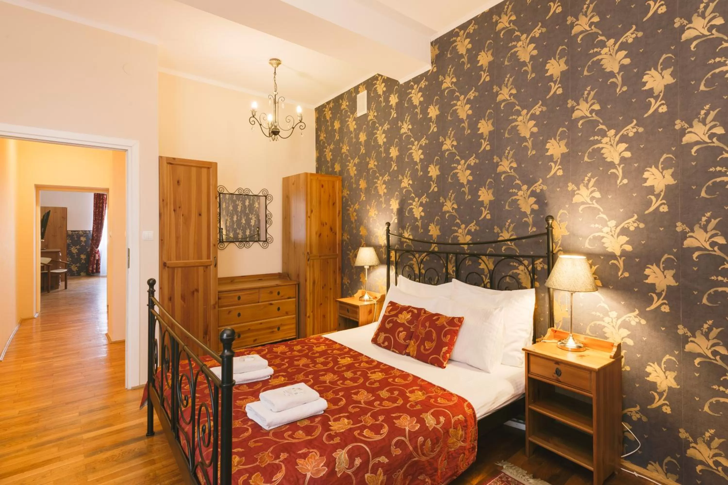 Bed in Abella Suites & Apartments by Artery Hotels