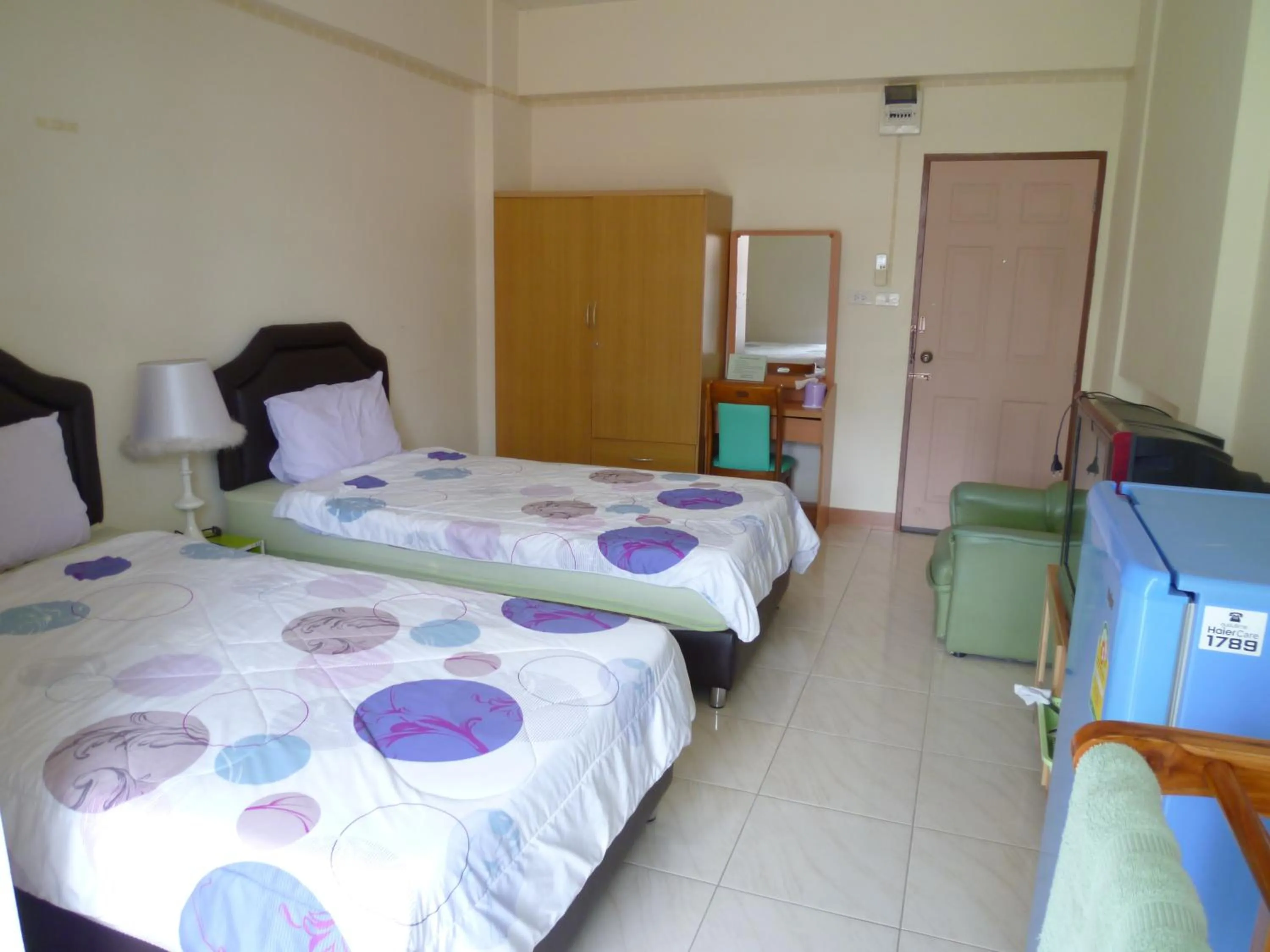 Bed in Vanlisut Hotel Ngamwongwan