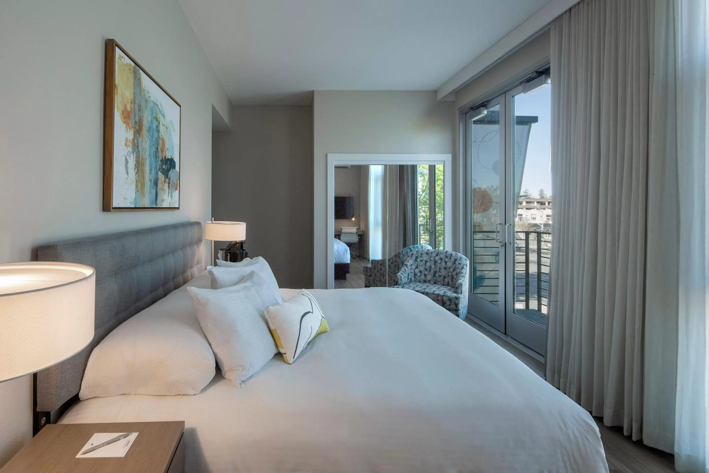 Bed in Art House Hotel