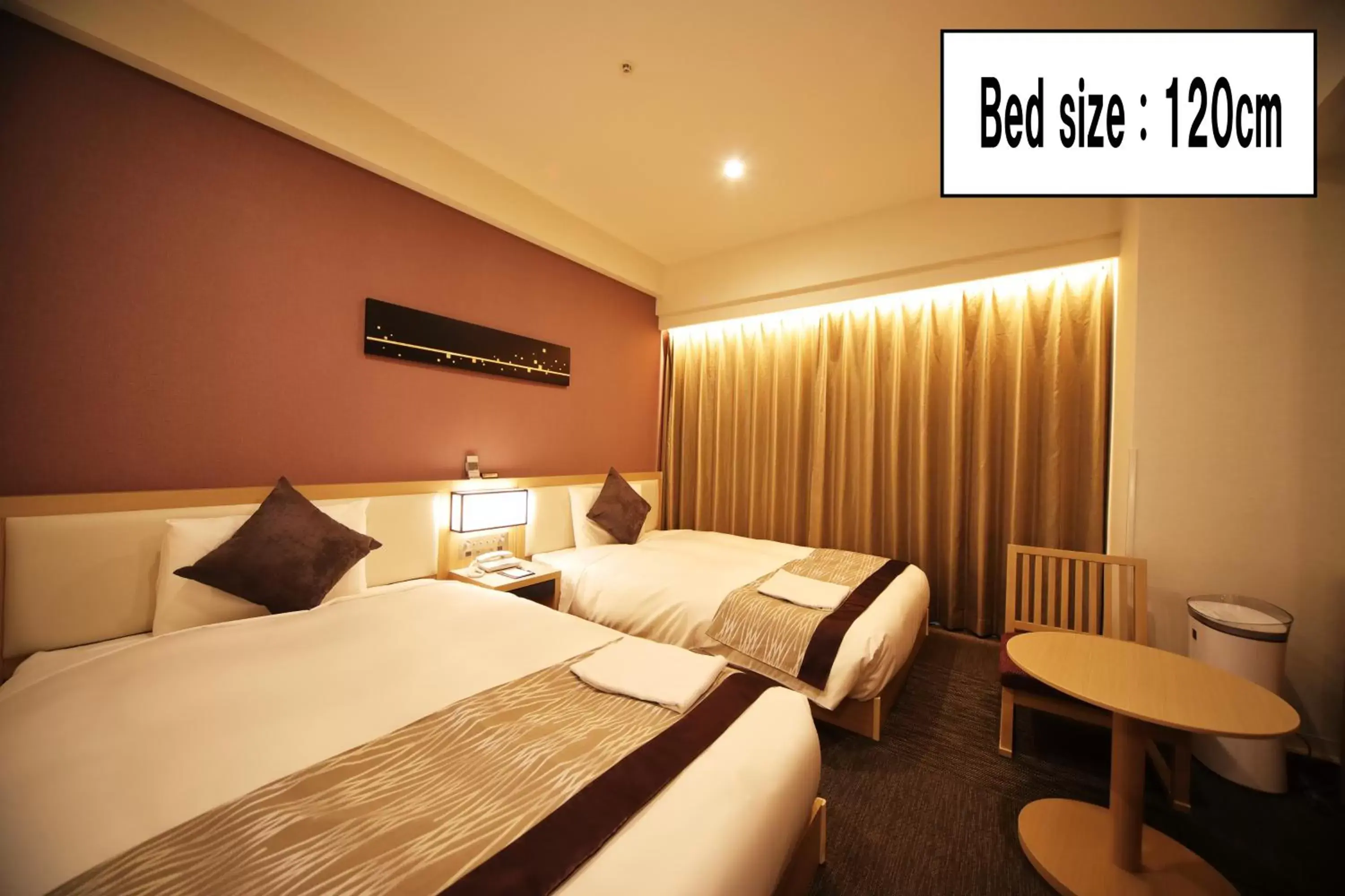 New Building - Japanese Modern Twin Room - Non-Smoking in Hotel Sunroute Asakusa New Building - Japanese Modern Twin Room - Non-Smoking in Hotel Sunroute Asakusa