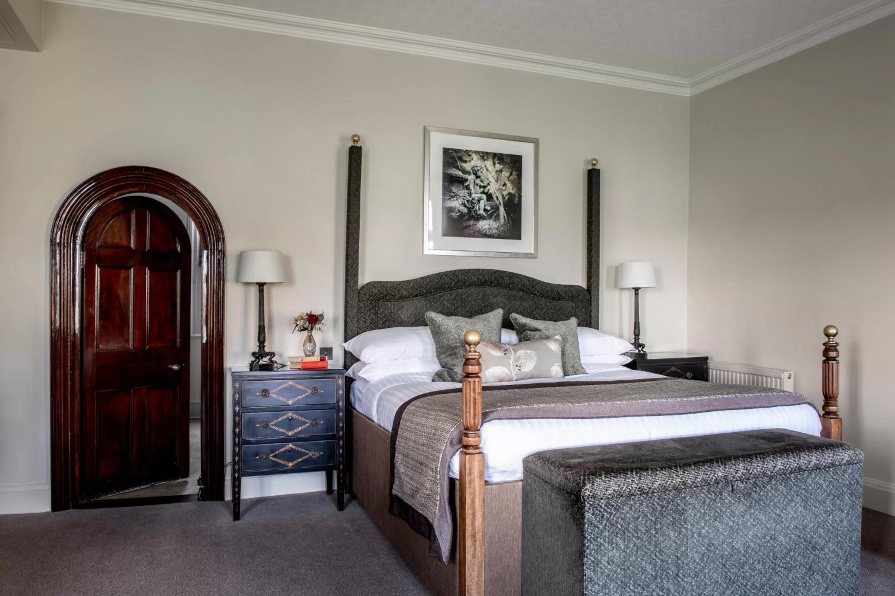 Bed in Rookery Hall Hotel & Spa