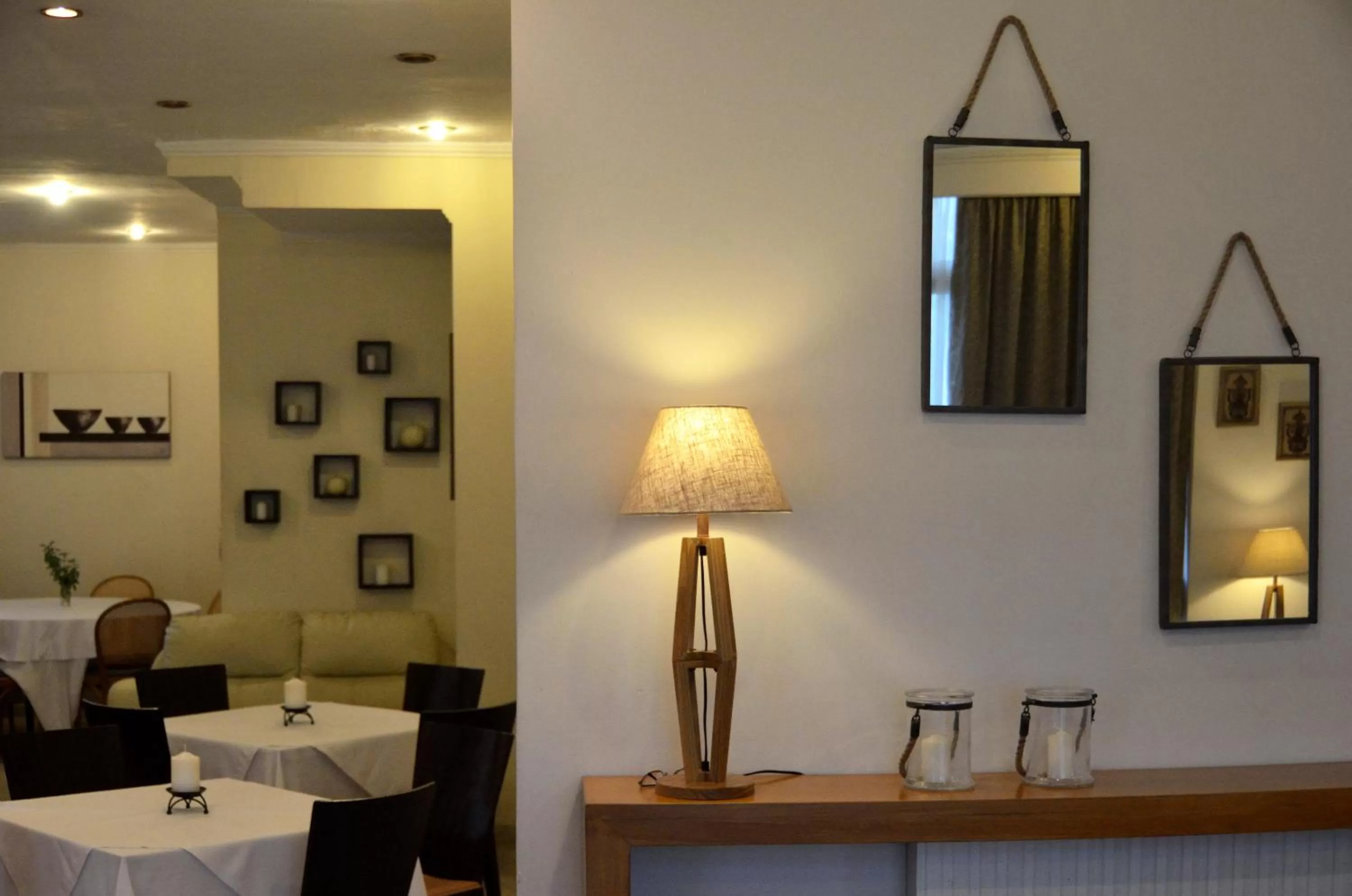 Communal lounge/ TV room in Messini Hotel