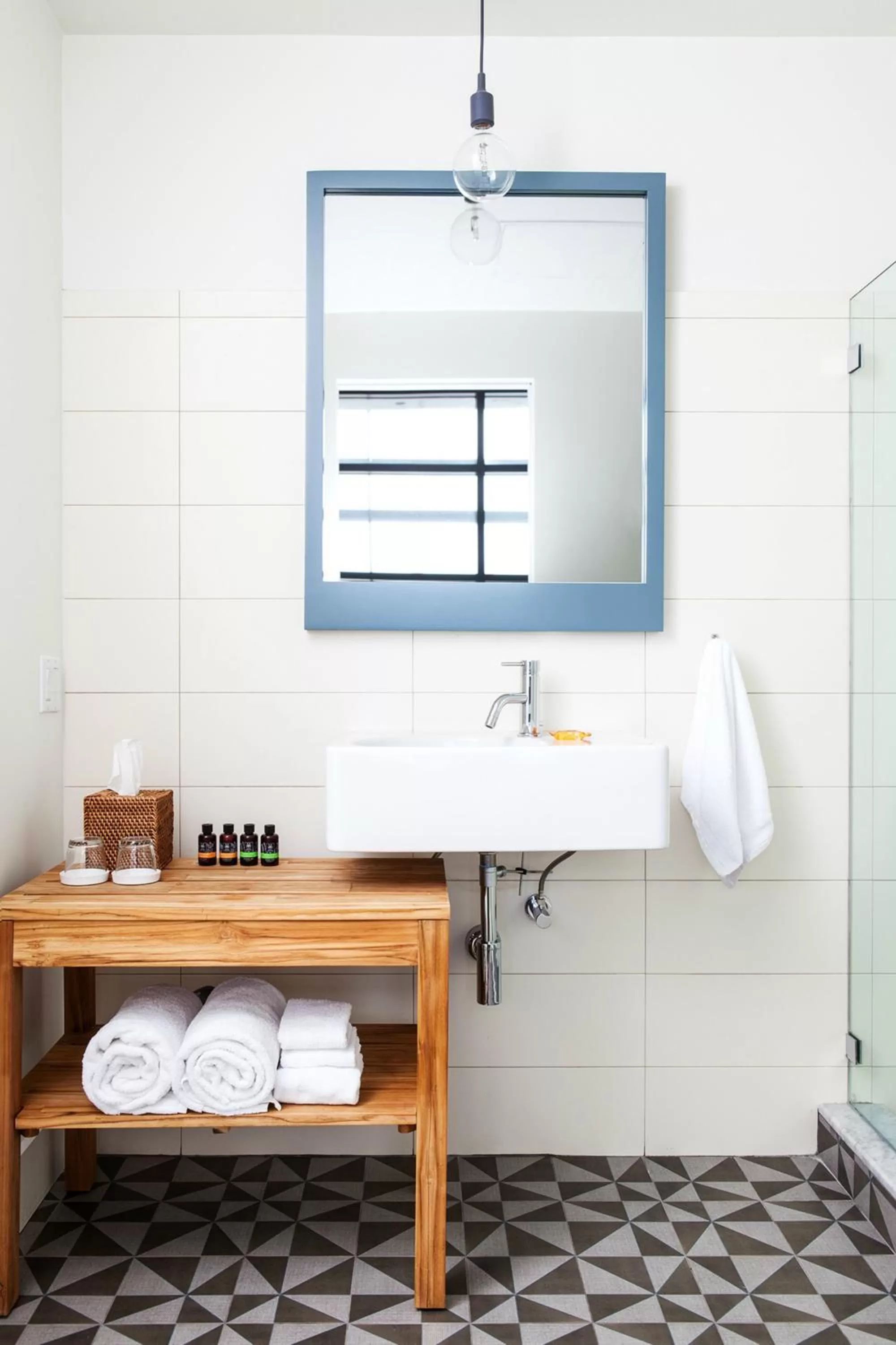 Bathroom in Boro Hotel