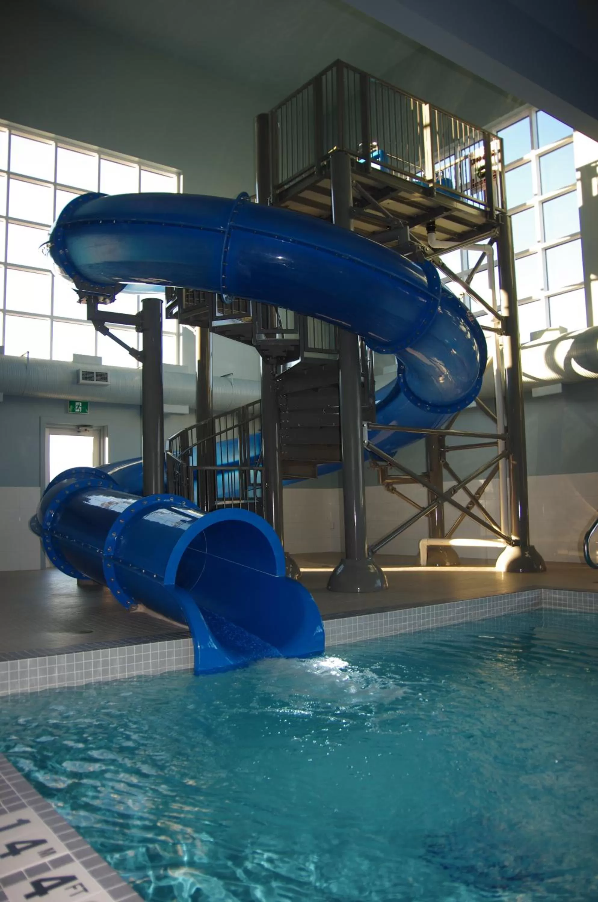 Swimming pool in Best Western Plus Lacombe Inn and Suites